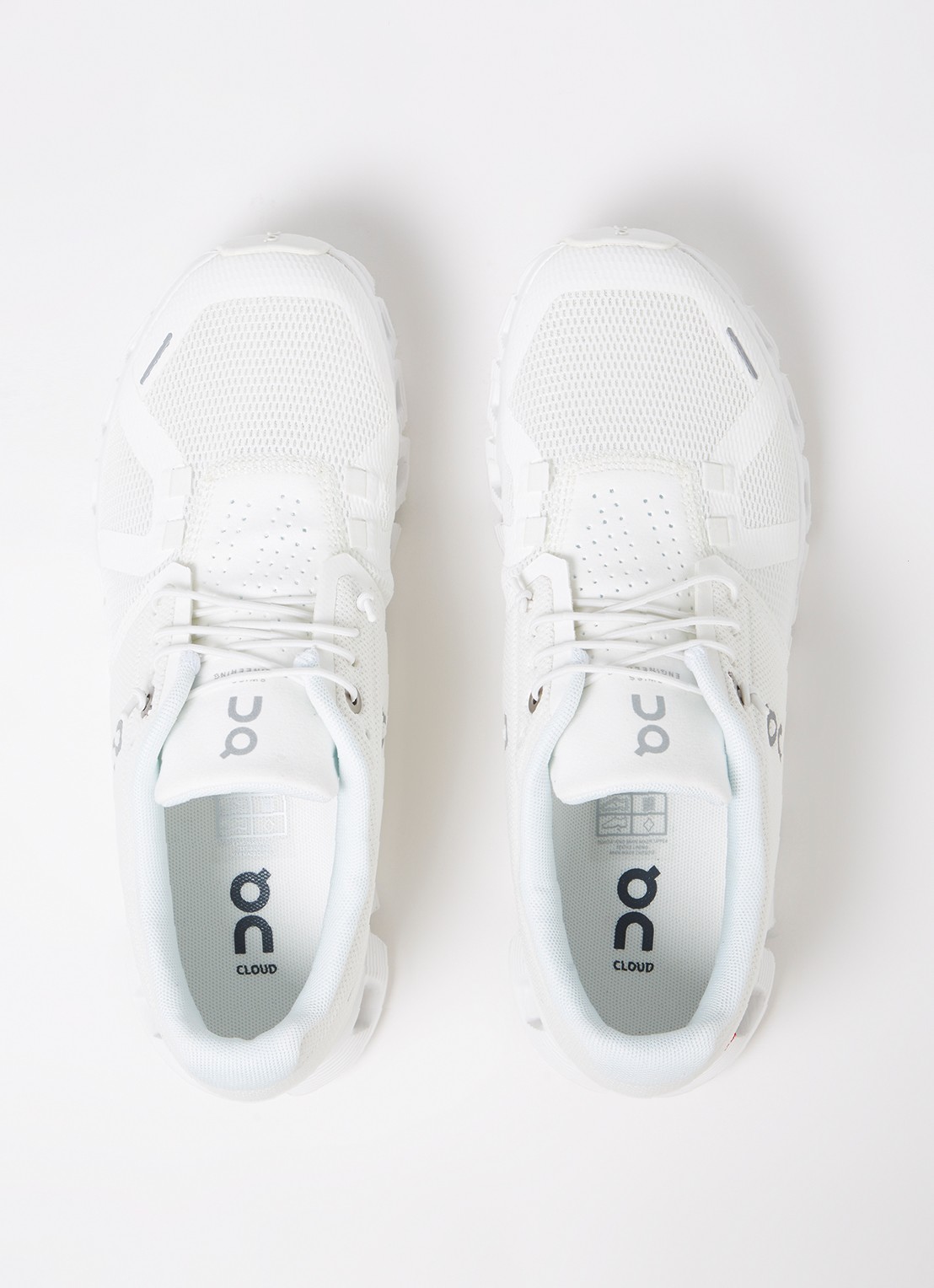 On Cloud 5 sneaker met mesh details - detail 3 wit
