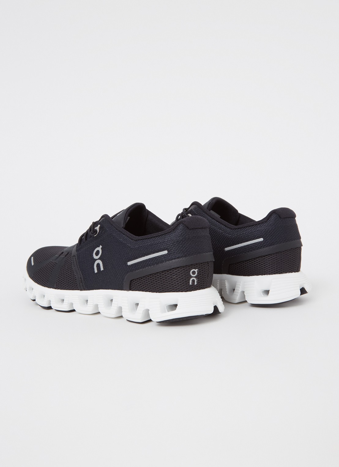 On Cloud 5 sneaker met mesh details - detail 2 zwart
