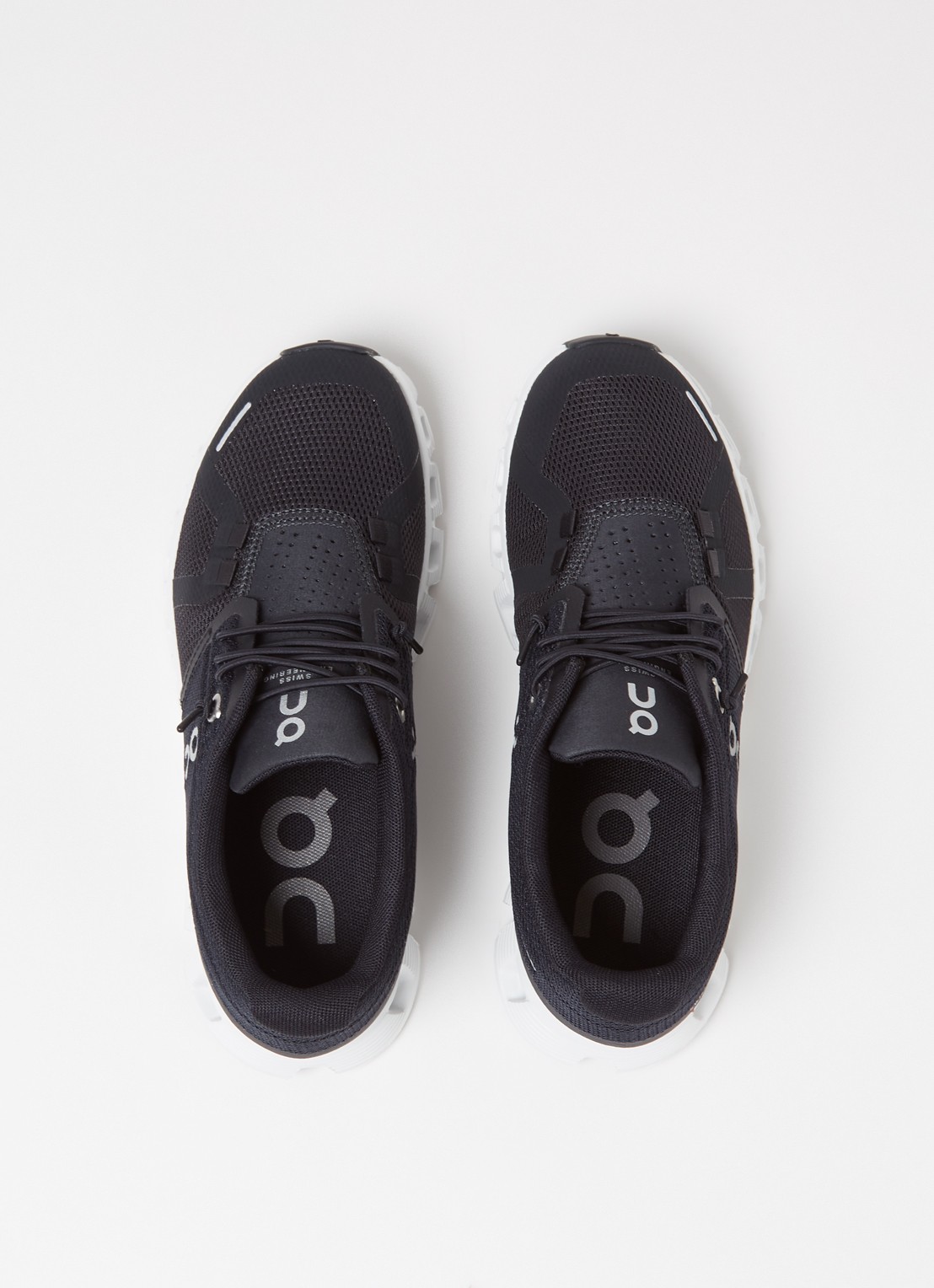 On Cloud 5 sneaker met mesh details - detail 3 zwart