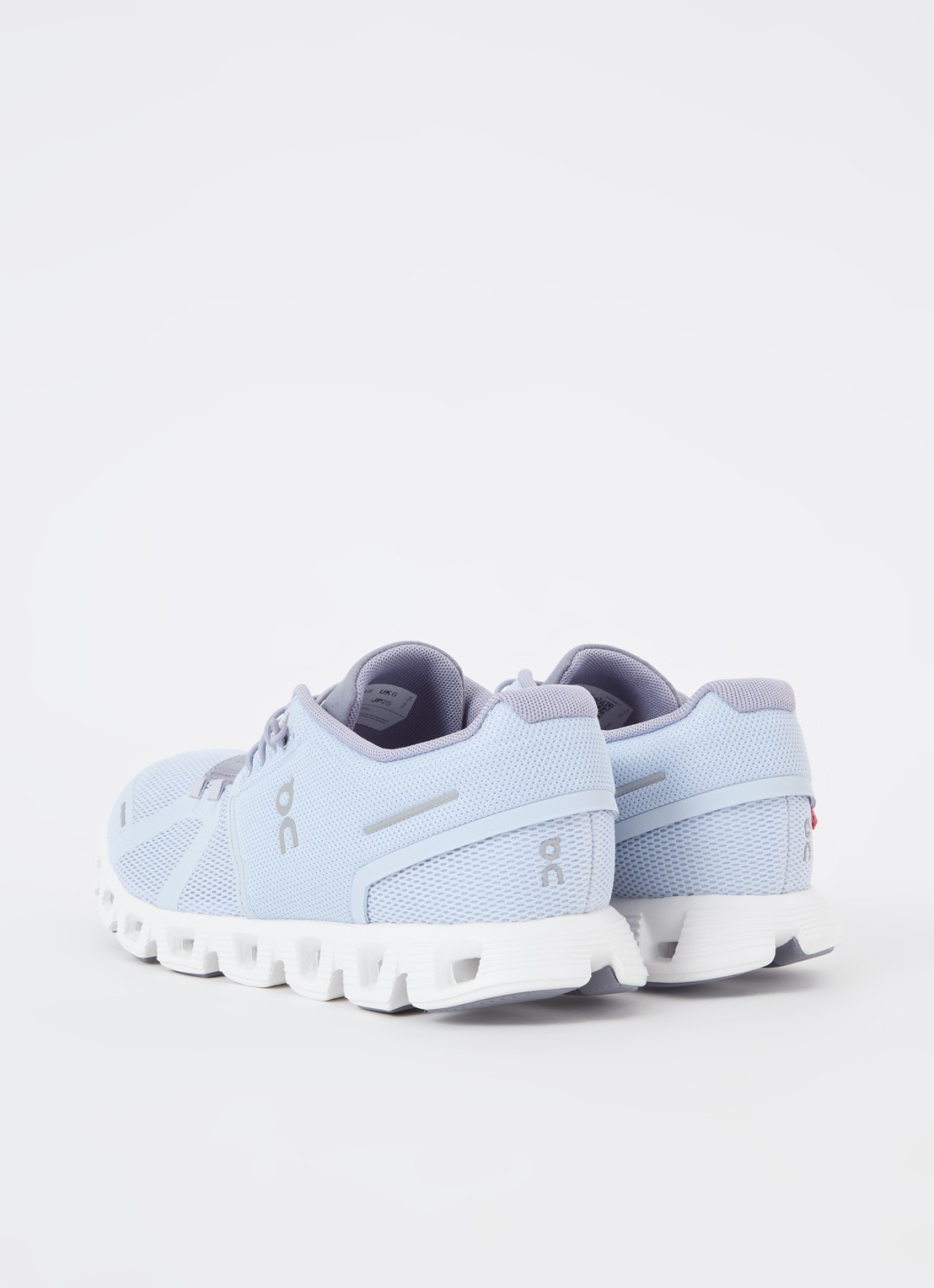 On Cloud 5 sneaker met mesh details - achterkant lila