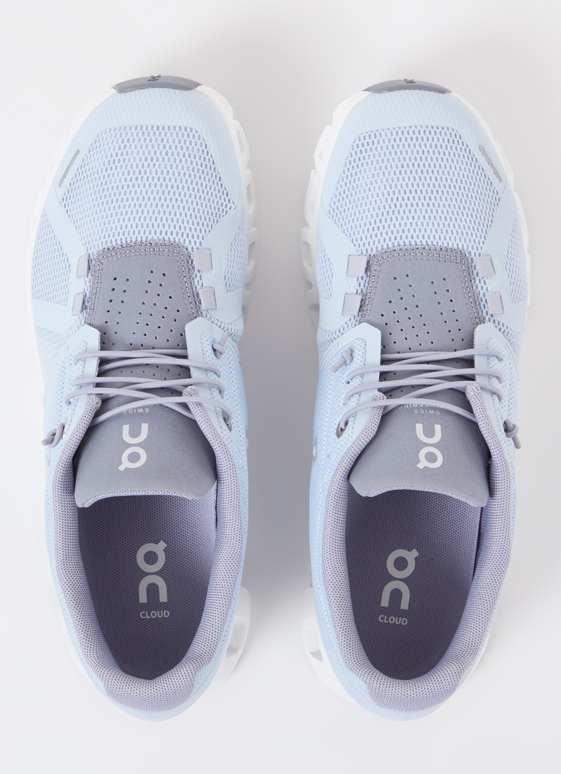 On Cloud 5 sneaker met mesh details - detail 3 lila