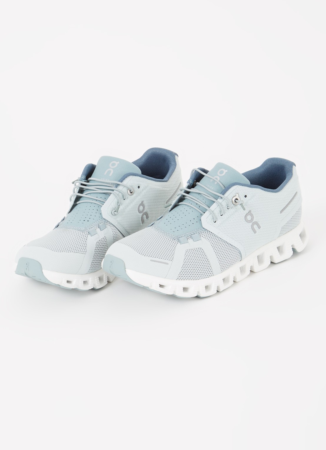 On Cloud 5 sneaker met mesh details - detail grijs