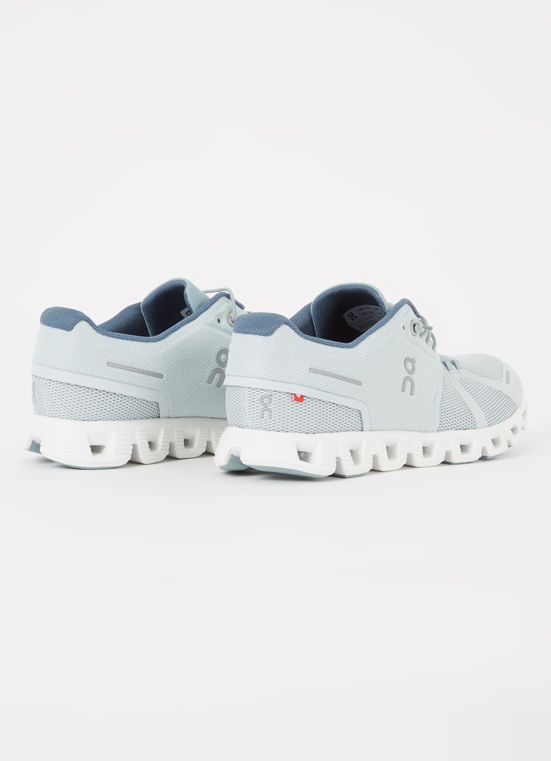 On Cloud 5 sneaker met mesh details - detail 2 grijs