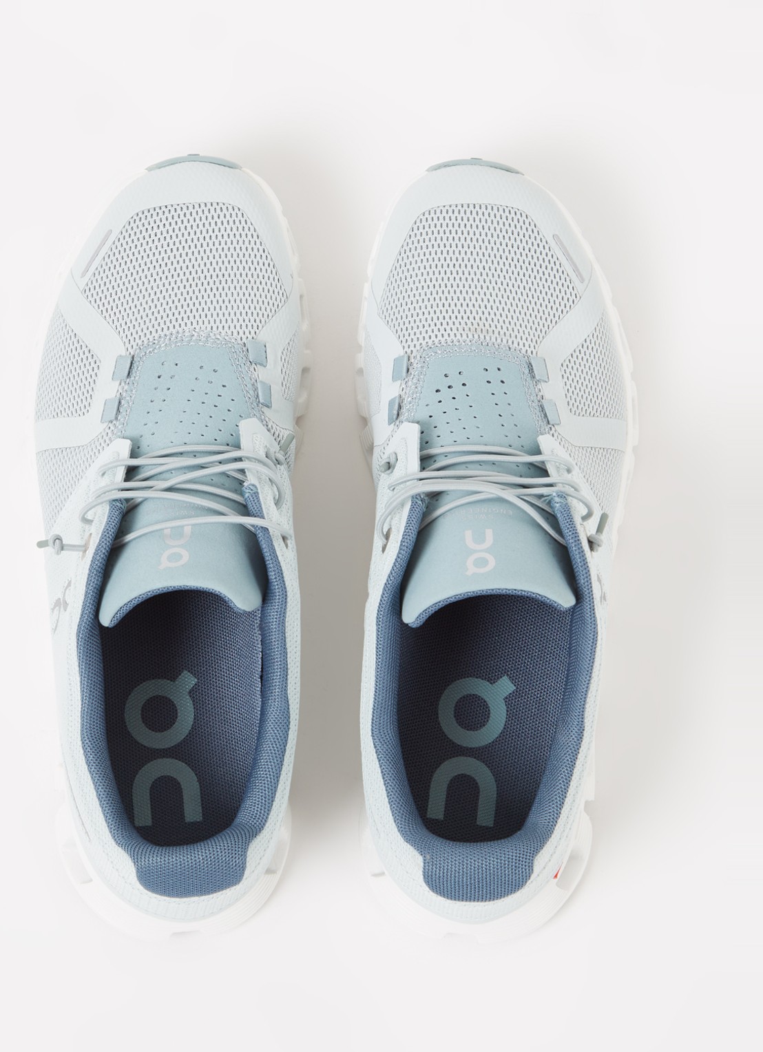 On Cloud 5 sneaker met mesh details - detail 3 grijs