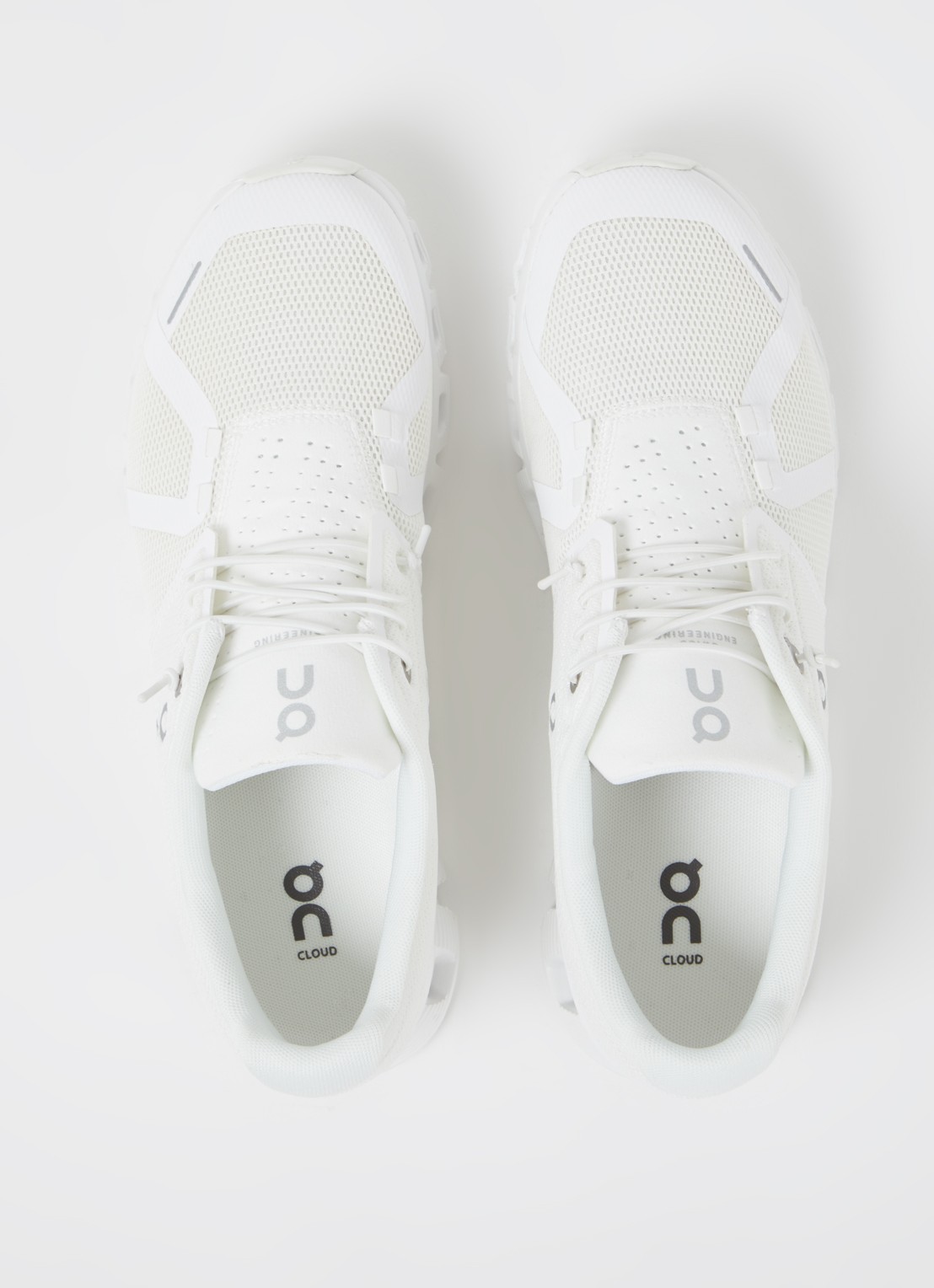 On Cloud 5 sneaker met mesh details  - detail 2 wit