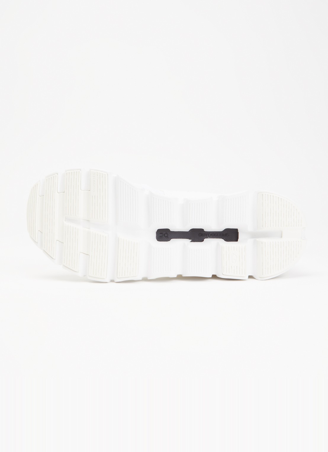 On Cloud 6 sneaker met gebreid bovenwerk  - detail 3 wit