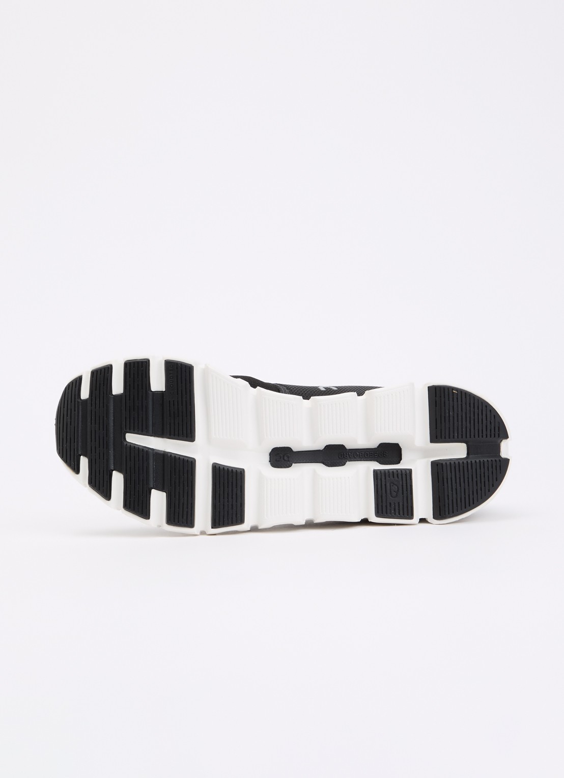 On Cloud 6 sneaker met gebreid bovenwerk - detail 3 zwart