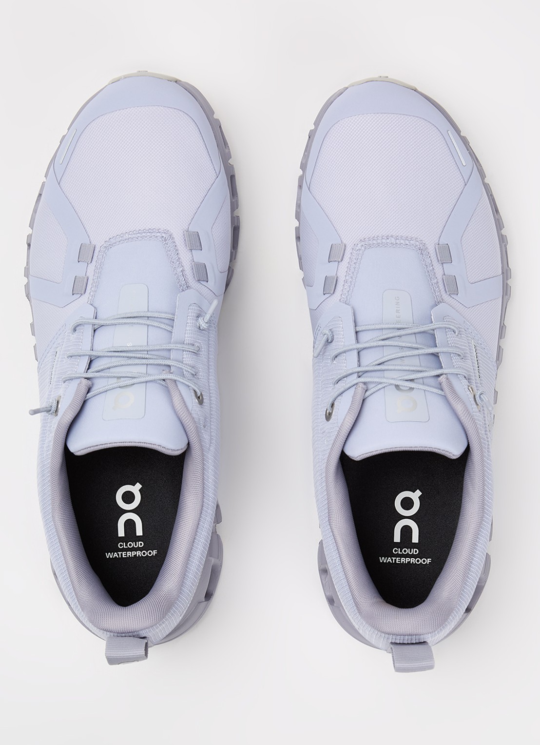 On Cloud 6 sneaker met gebreid bovenwerk - detail 4 lila