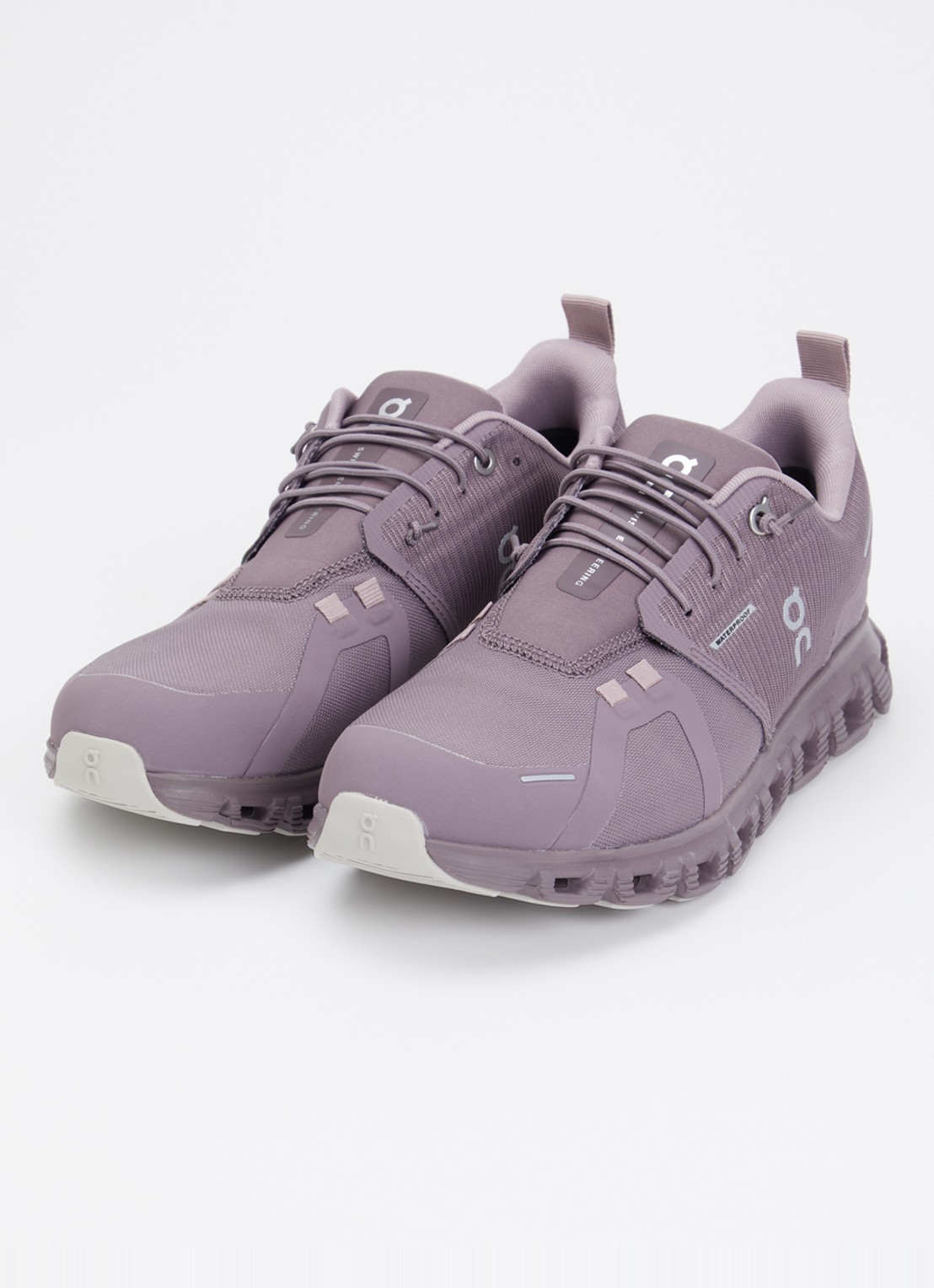 On Cloud 6 sneaker met logo - detail 2 lavendel