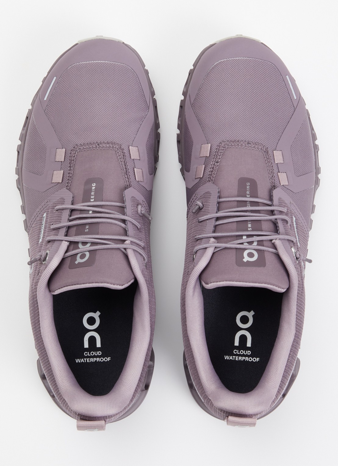 On Cloud 6 sneaker met logo - detail 3 lavendel