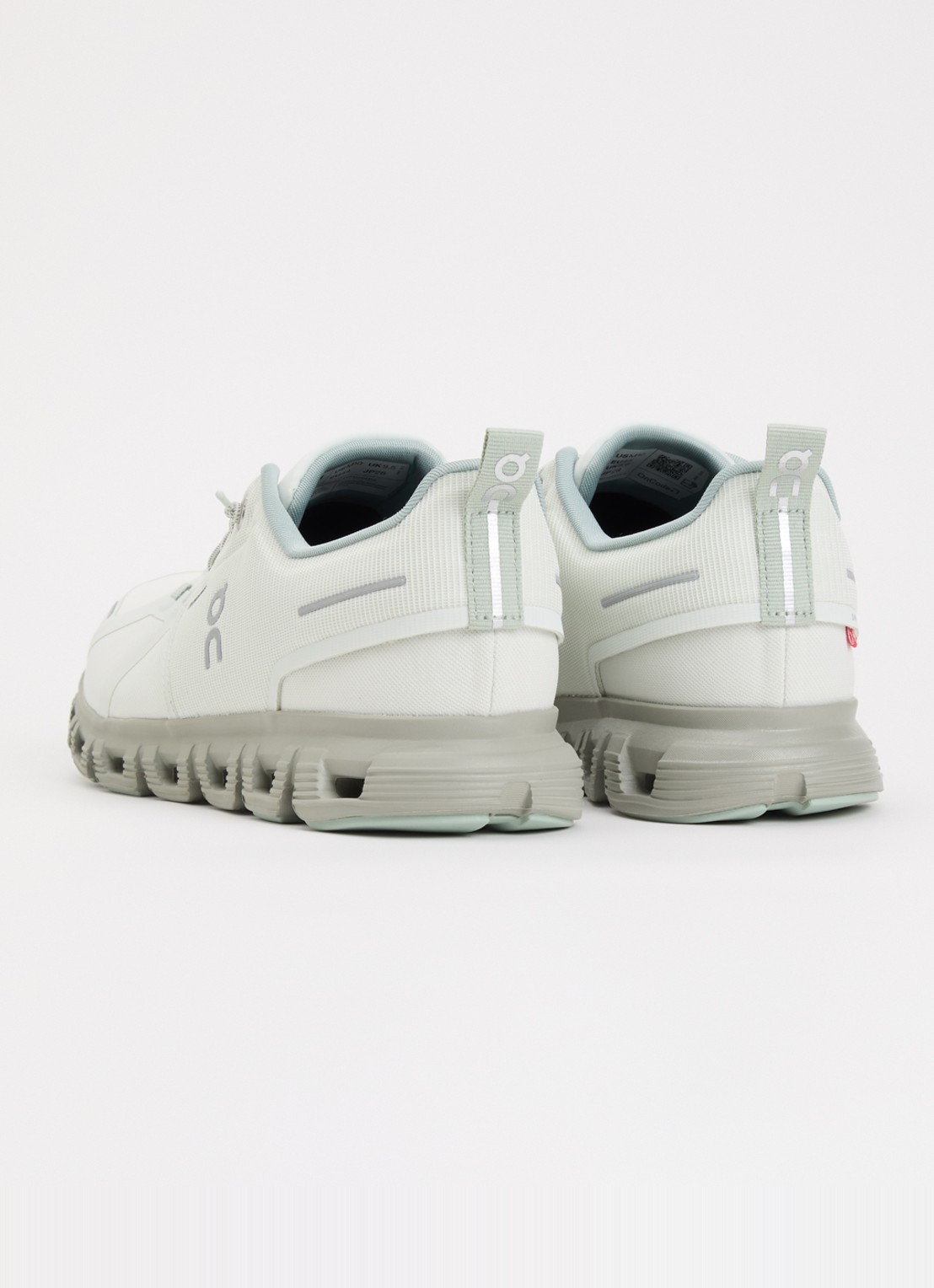 On Cloud 6 sneaker van mesh met logo - achterkant 4 groen
