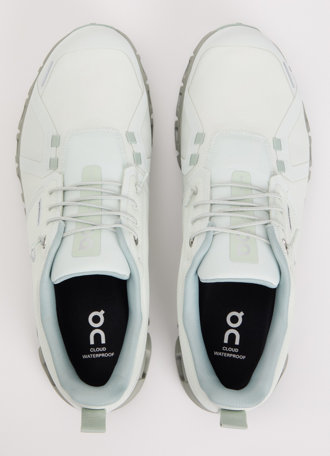 On Cloud 6 sneaker van mesh met logo - detail 2 groen