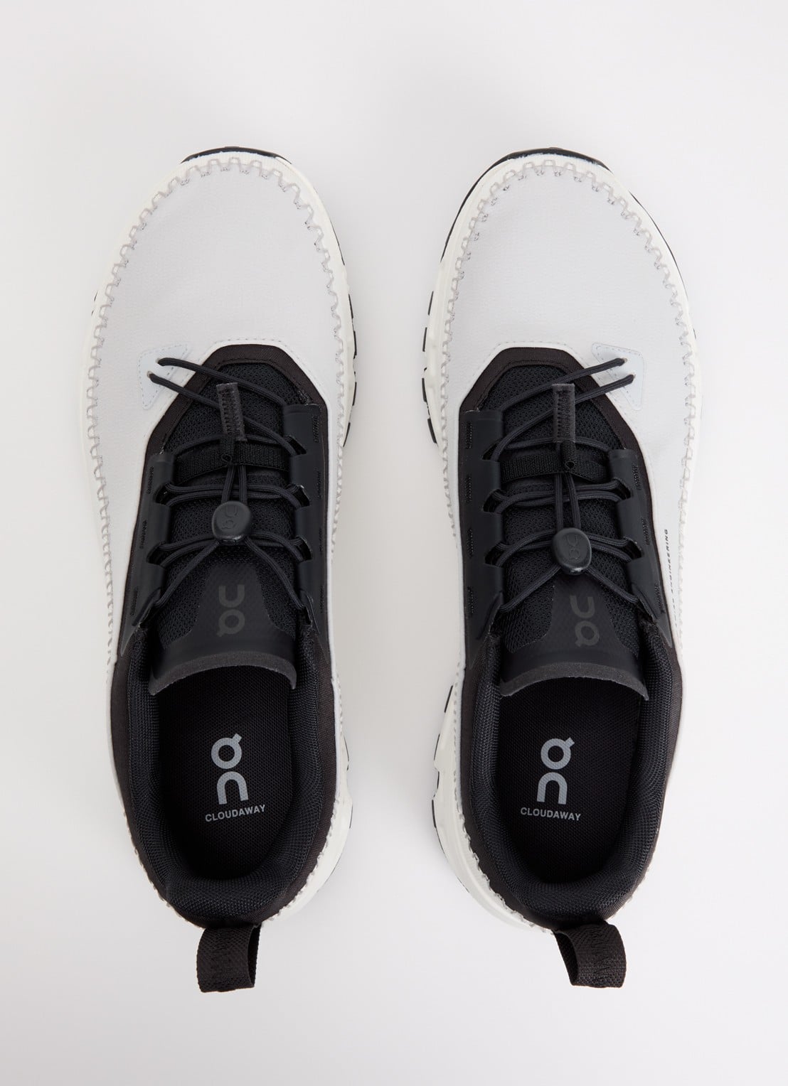 On Cloudaway 2 sneaker met structuur en borduring - detail 3 zwart
