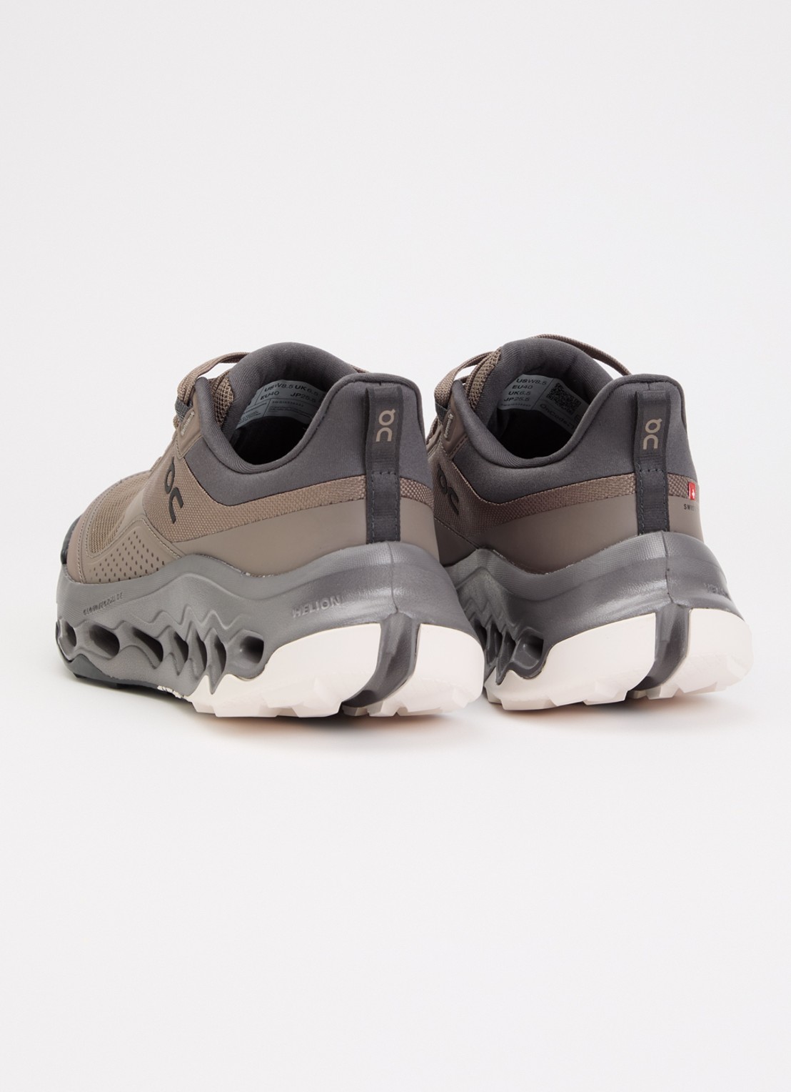 On Cloudhorizon 2 sneaker met mesh details - achterkant 4 lichtbruin