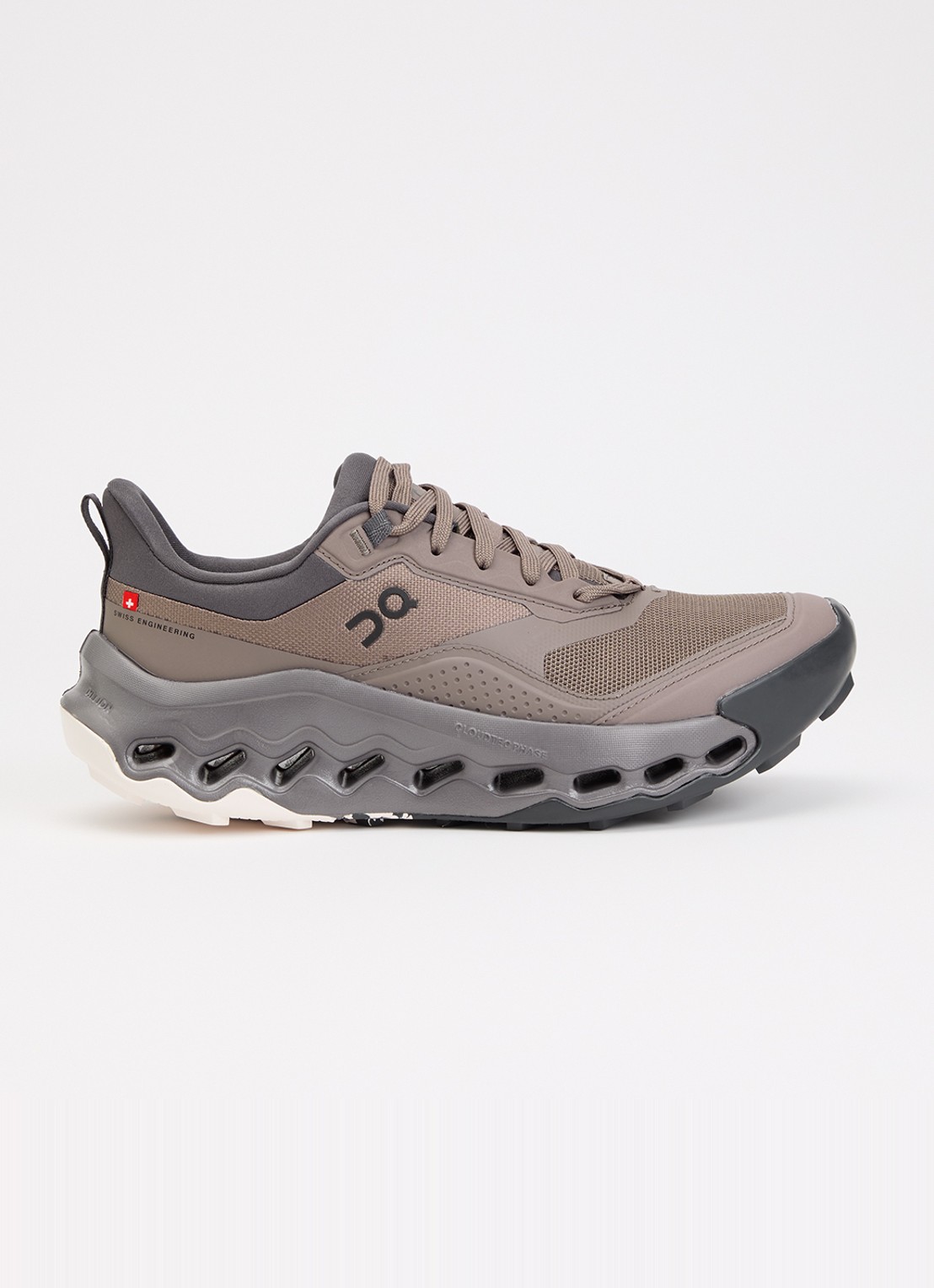 On Cloudhorizon 2 sneaker met mesh details - voorkant 5 lichtbruin