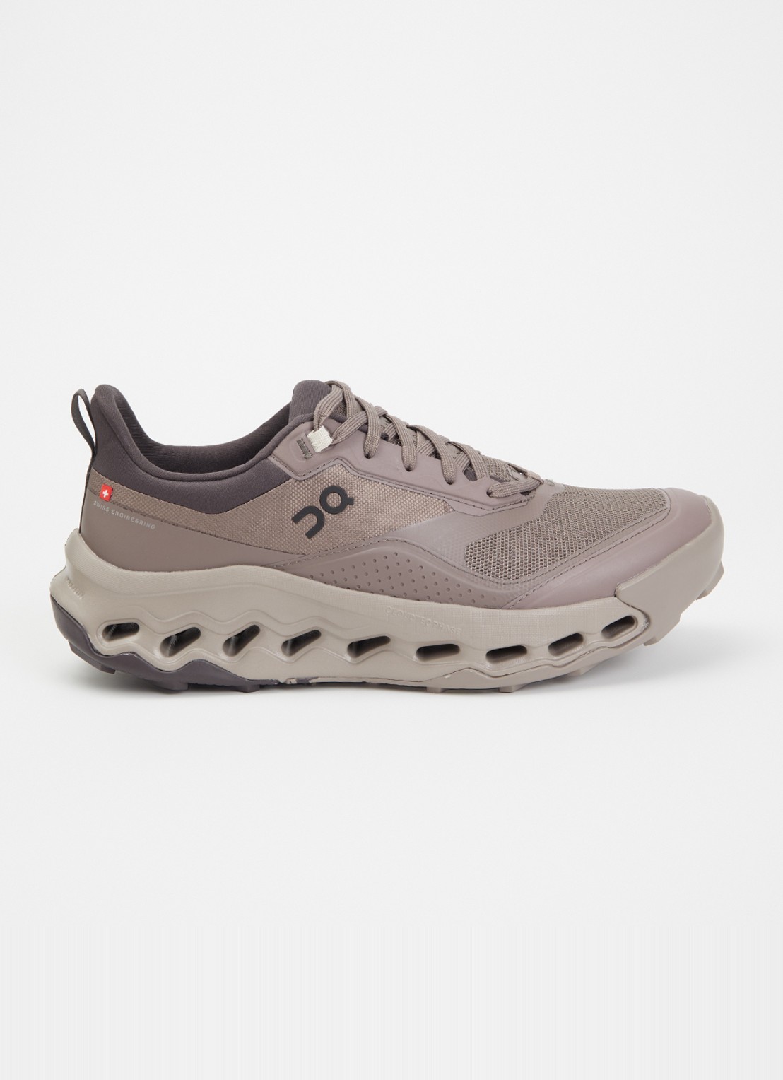 On Cloudhorizon 2 sneaker van mesh - voorkant 4 aubergine