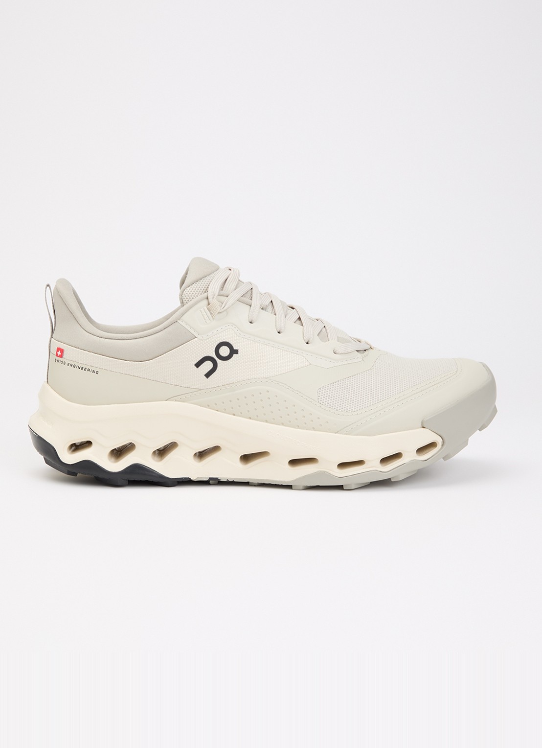 On Cloudhorizon 2 sneaker van mesh  - voorkant 4 beige