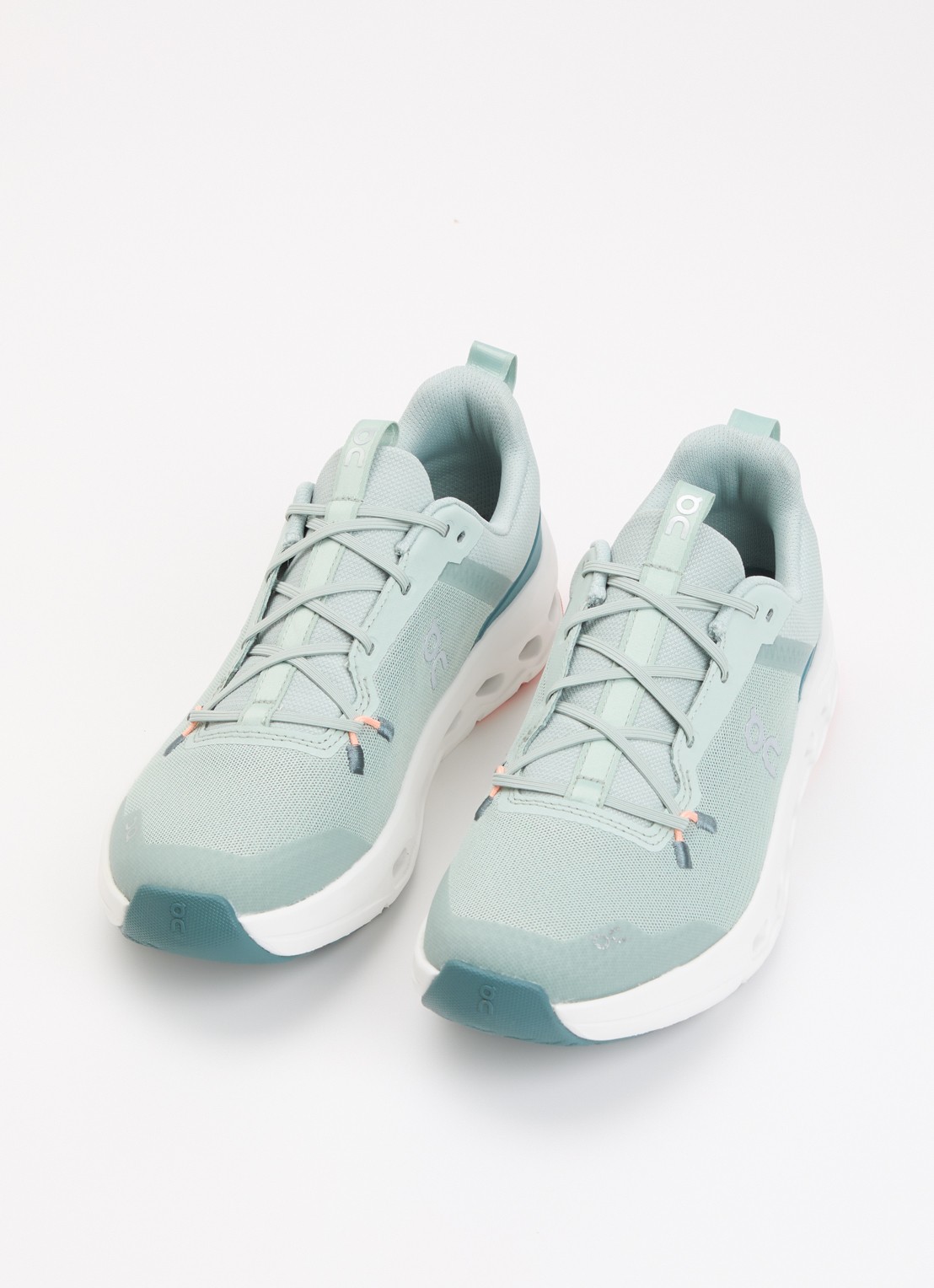 On Cloudleap sneaker met mesh details - detail 2 mint