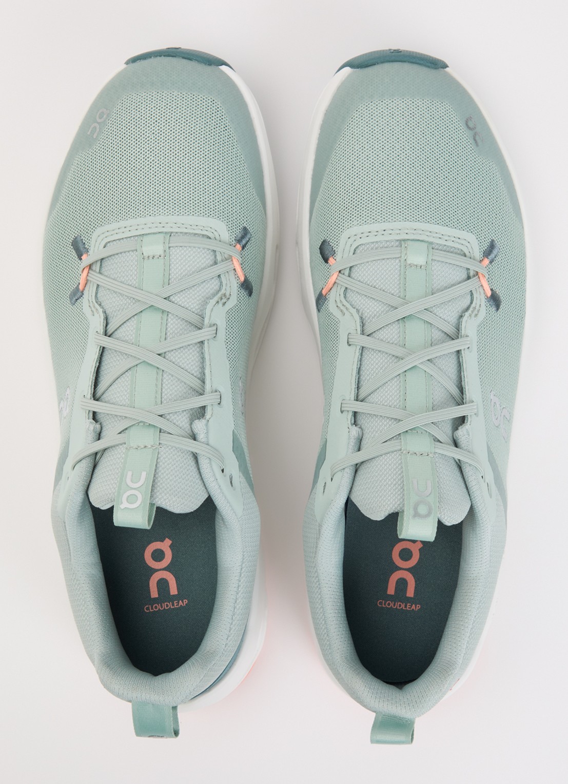 On Cloudleap sneaker met mesh details - detail 3 mint