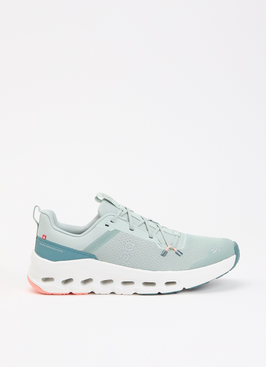 On Cloudleap sneaker met mesh details - voorkant mint