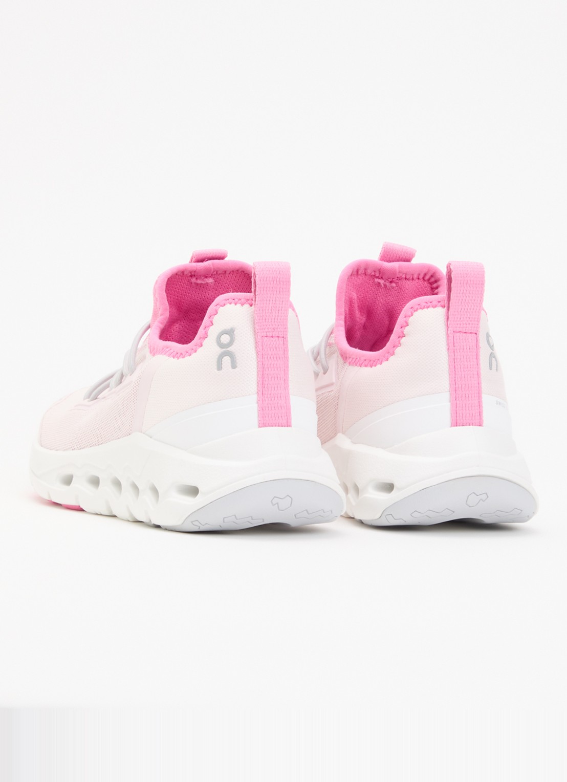 On Cloudleap sneaker van mesh - achterkant 3 gebroken wit