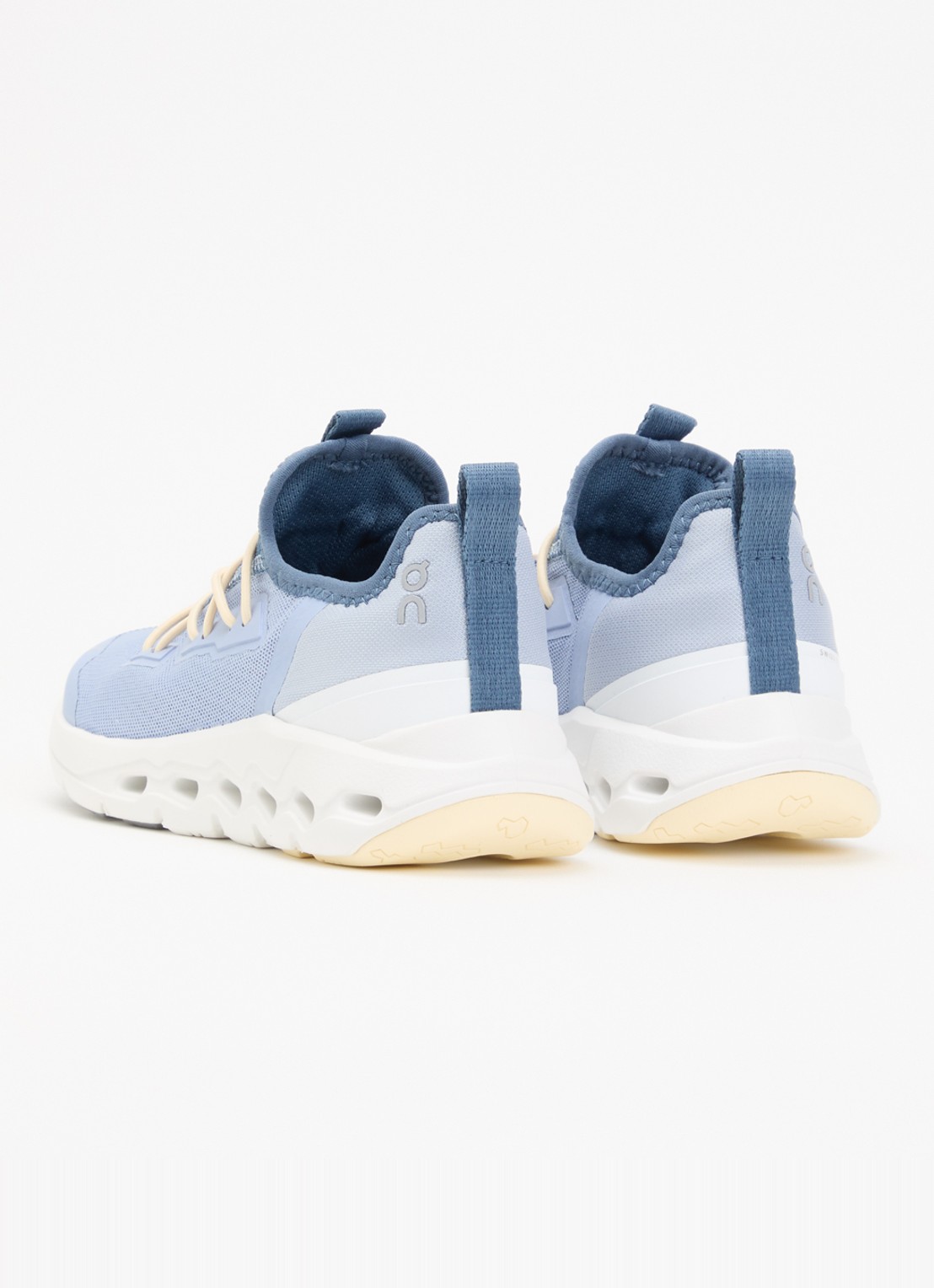 On Cloudleap sneaker van mesh - achterkant 3 blauw