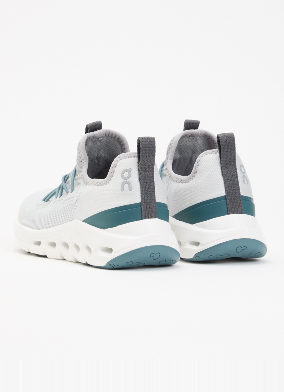 On Cloudleap sneaker van mesh - achterkant 4 grijs