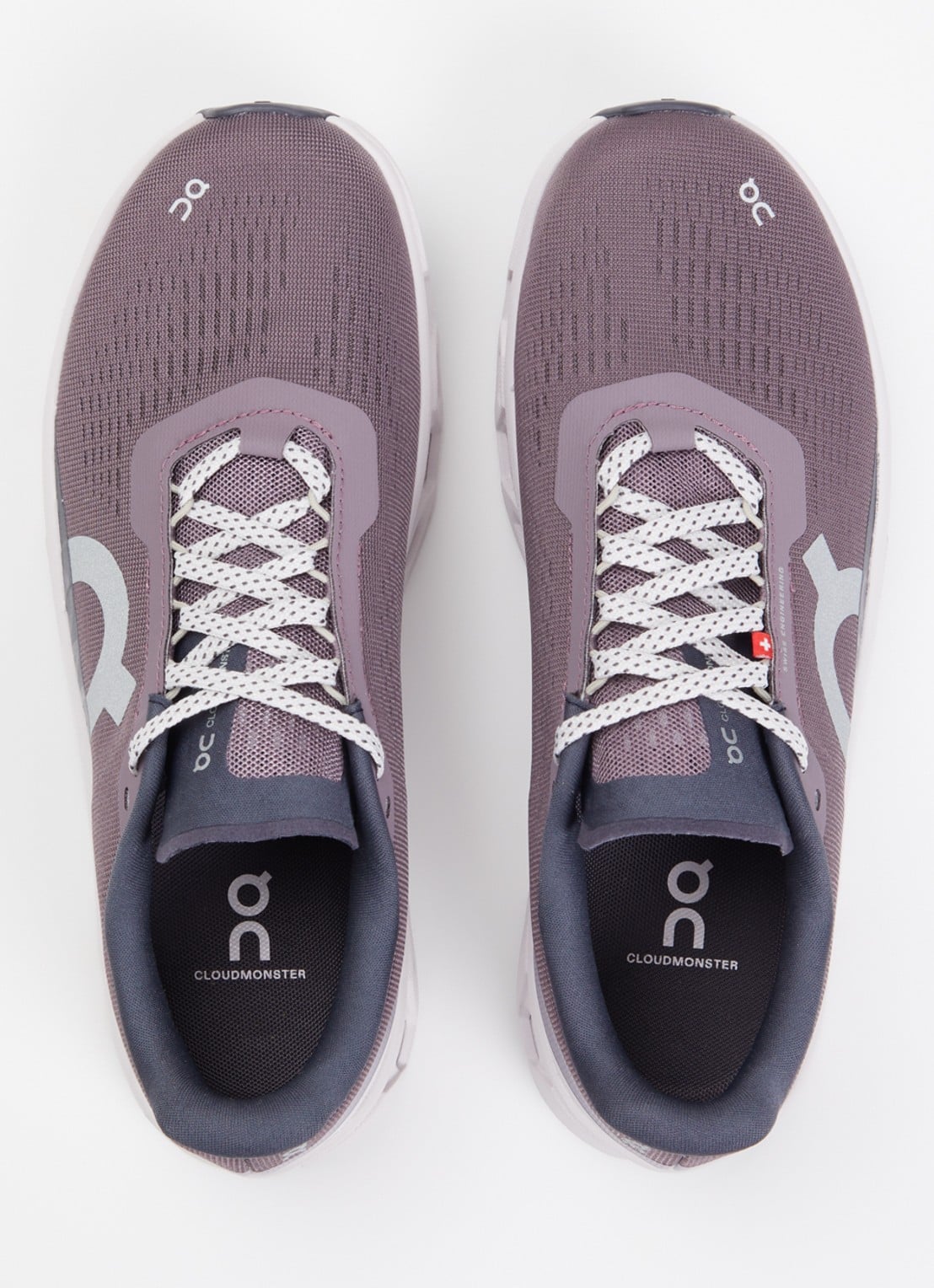 On Cloudmonster sneaker met mesh details - detail 4 paars