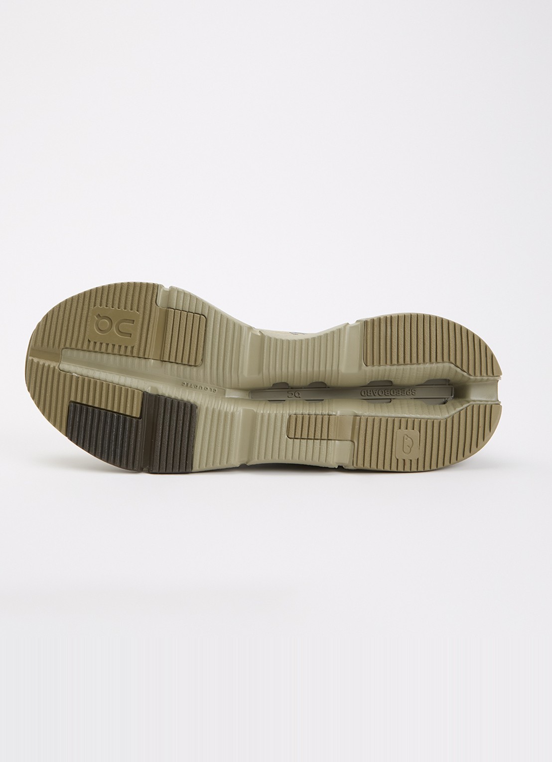 On Cloudnova 2 sneaker met logo - detail 4 bronsgroen