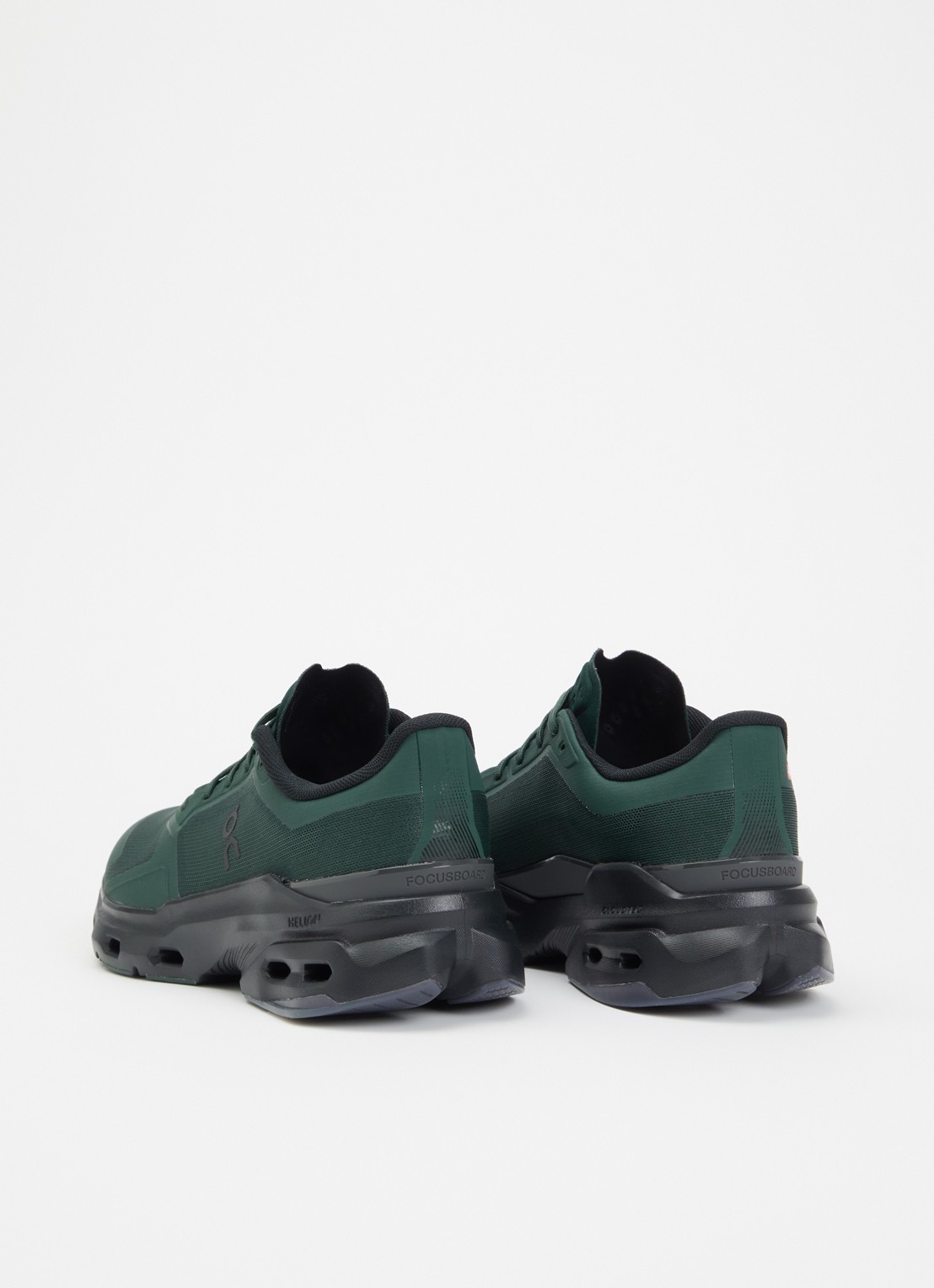 On Cloudpulse 2 sneaker van mesh - achterkant 5 donkergroen