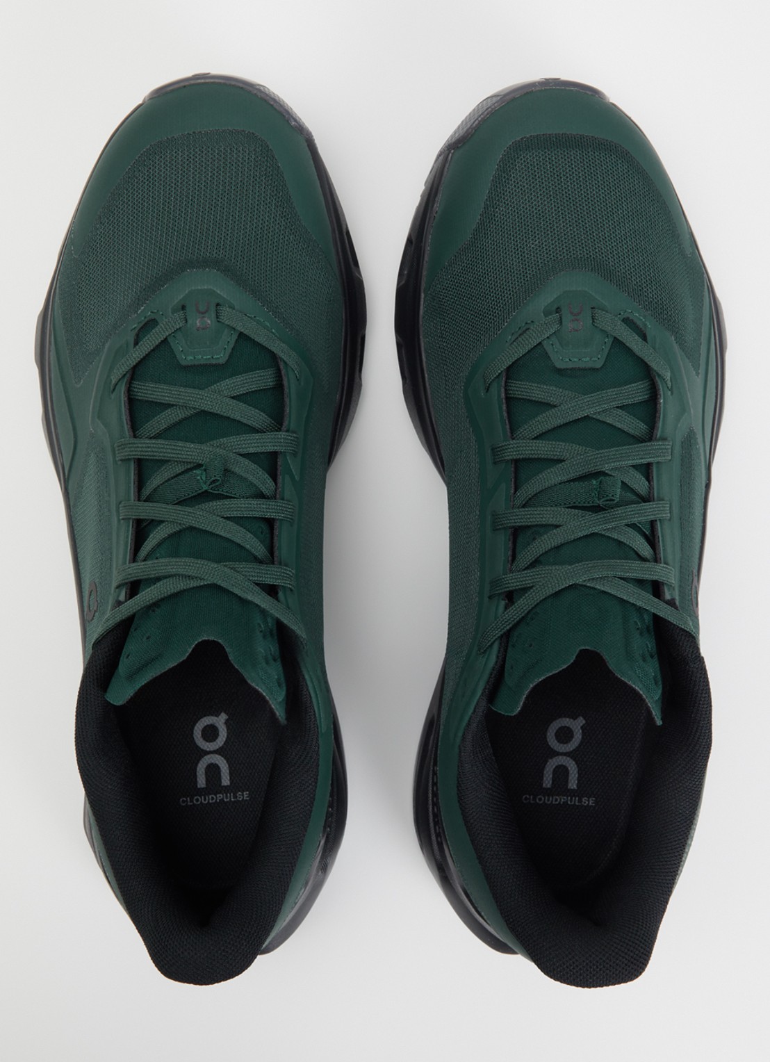 On Cloudpulse 2 sneaker van mesh - detail 2 donkergroen