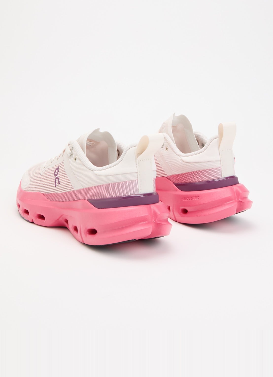On Cloudpulse Next sneaker van mesh met logo - achterkant 5 roze