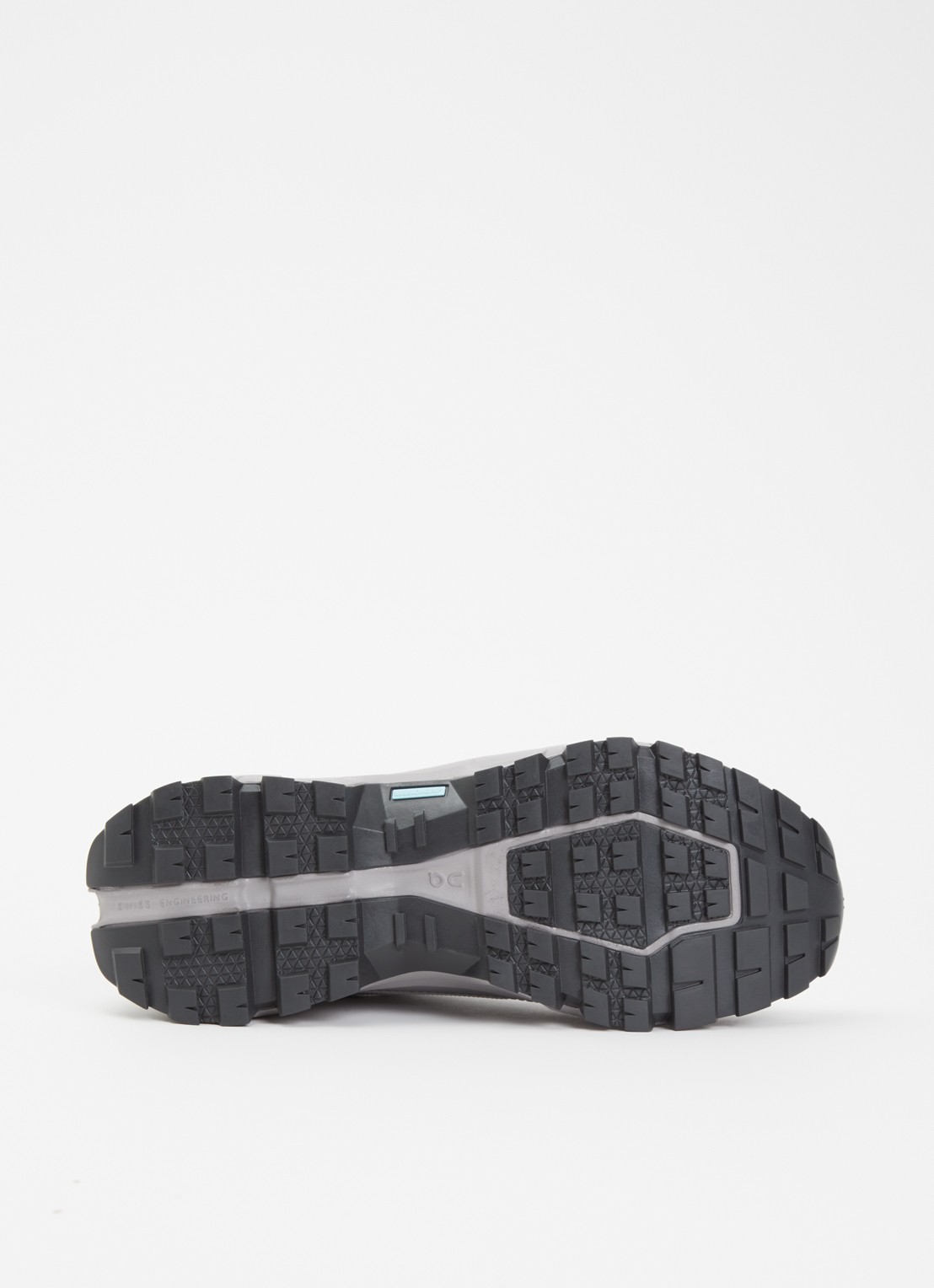 On Cloudrock sneaker met gebreid bovenwerk en logo - detail 3 grijs
