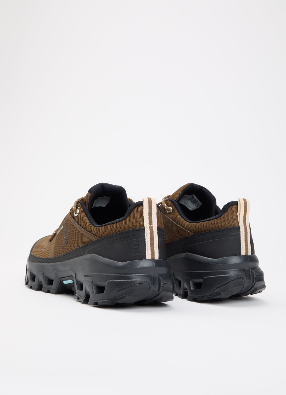 On Cloudrock sneaker van mesh met logo - achterkant 2 bruin