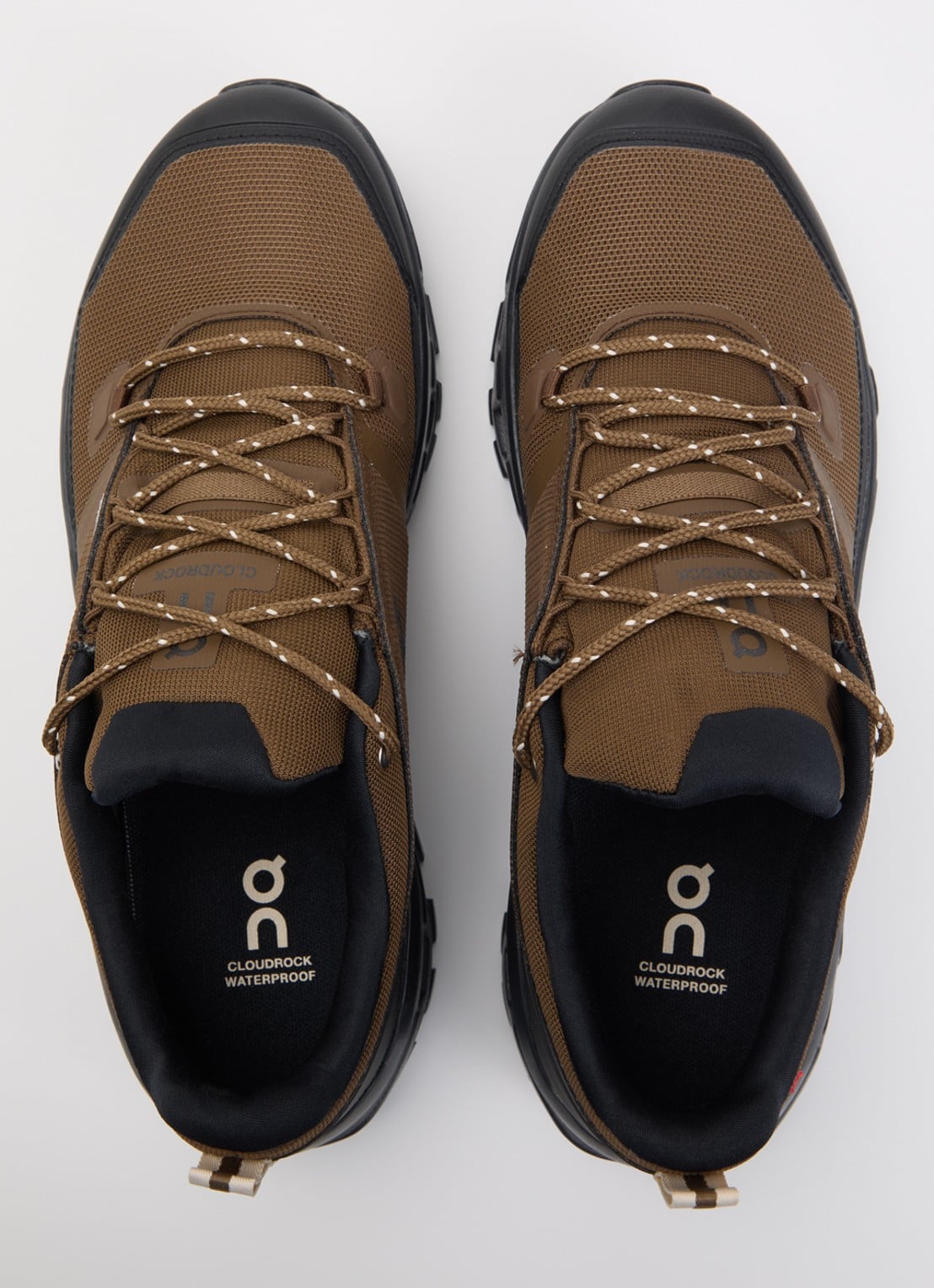 On Cloudrock sneaker van mesh met logo - detail 4 bruin