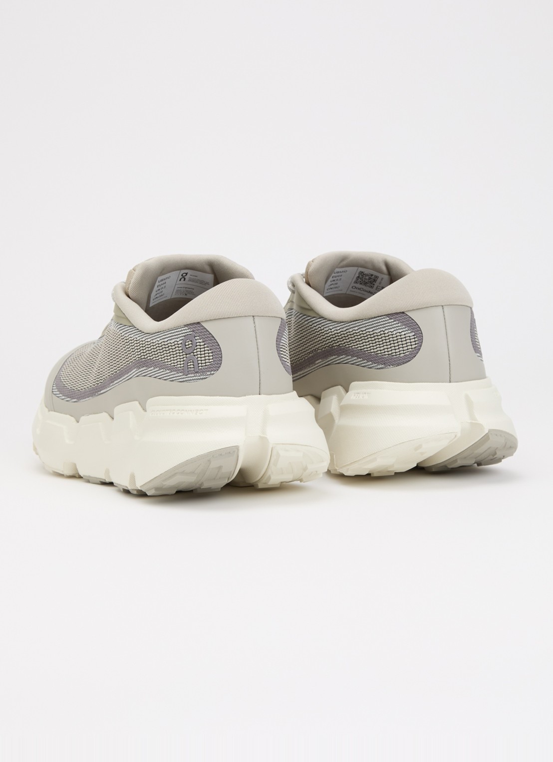 On Cloudsoma sneaker met logo - achterkant 4 beige