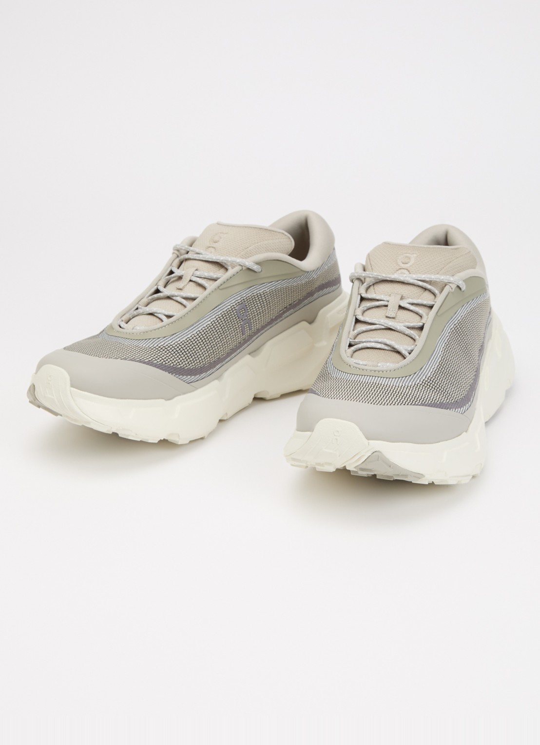 On Cloudsoma sneaker met logo - detail beige