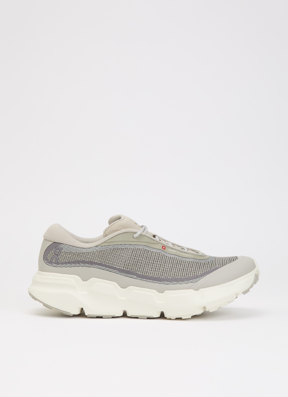 On Cloudsoma sneaker met logo - voorkant 5 beige