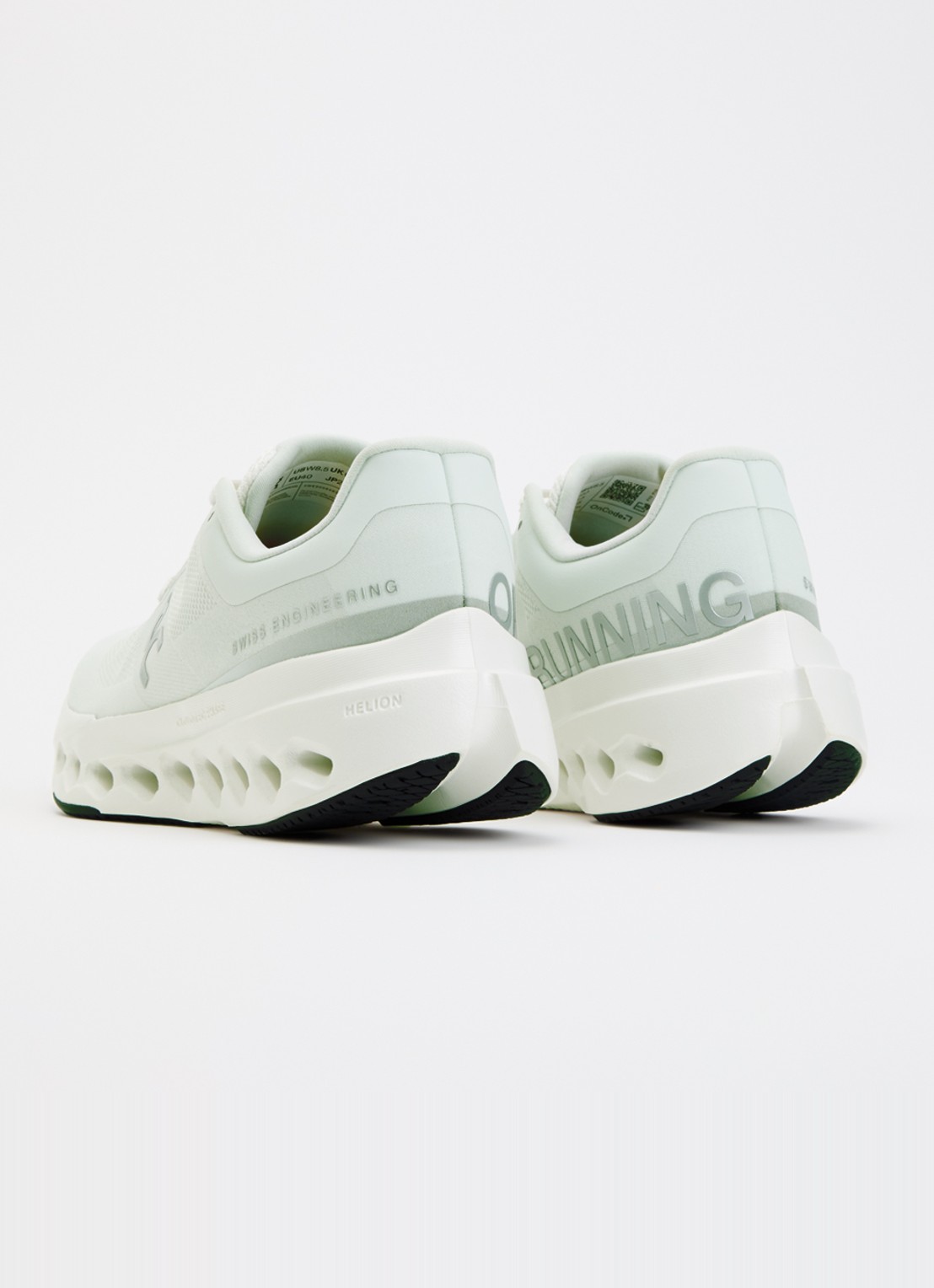 On Cloudsurfer Next sneaker met details van mesh - achterkant mint