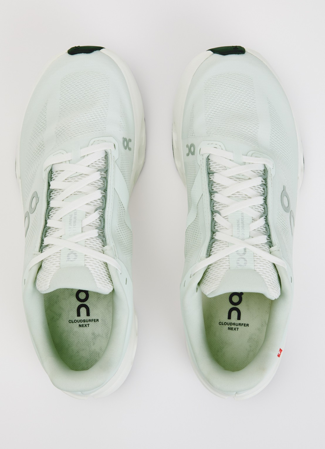 On Cloudsurfer Next sneaker met details van mesh - detail 4 mint