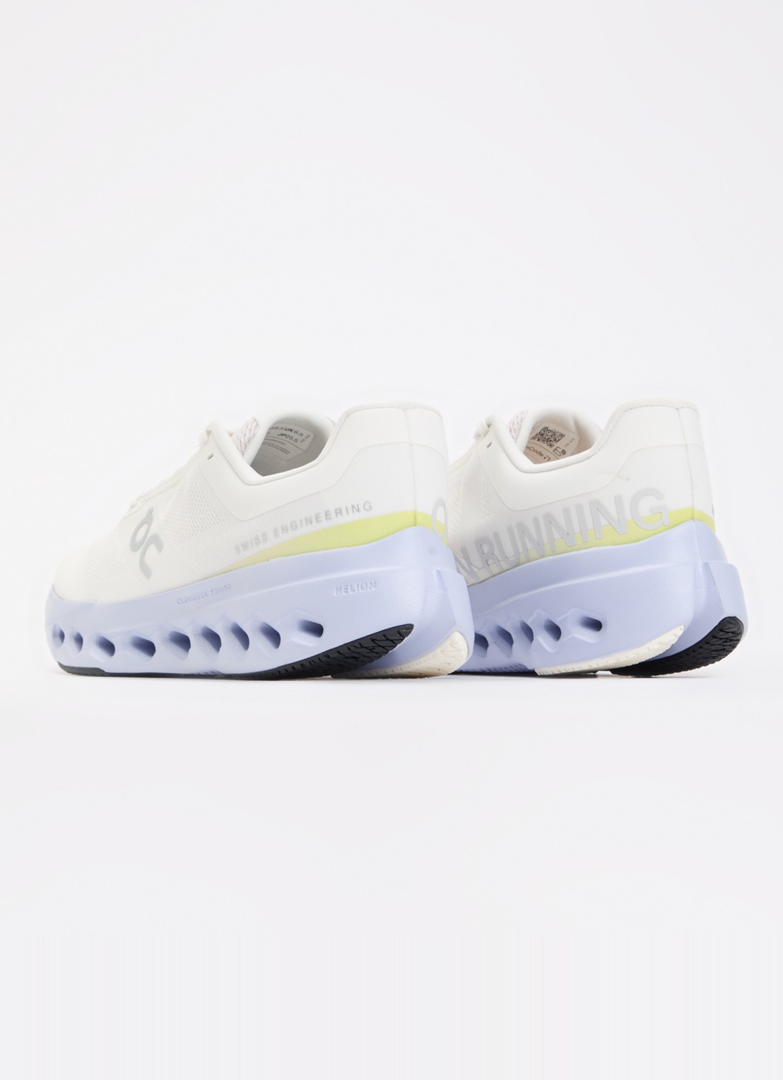 On Cloudsurfer Next sneaker met mesh details - achterkant 4 ivoor