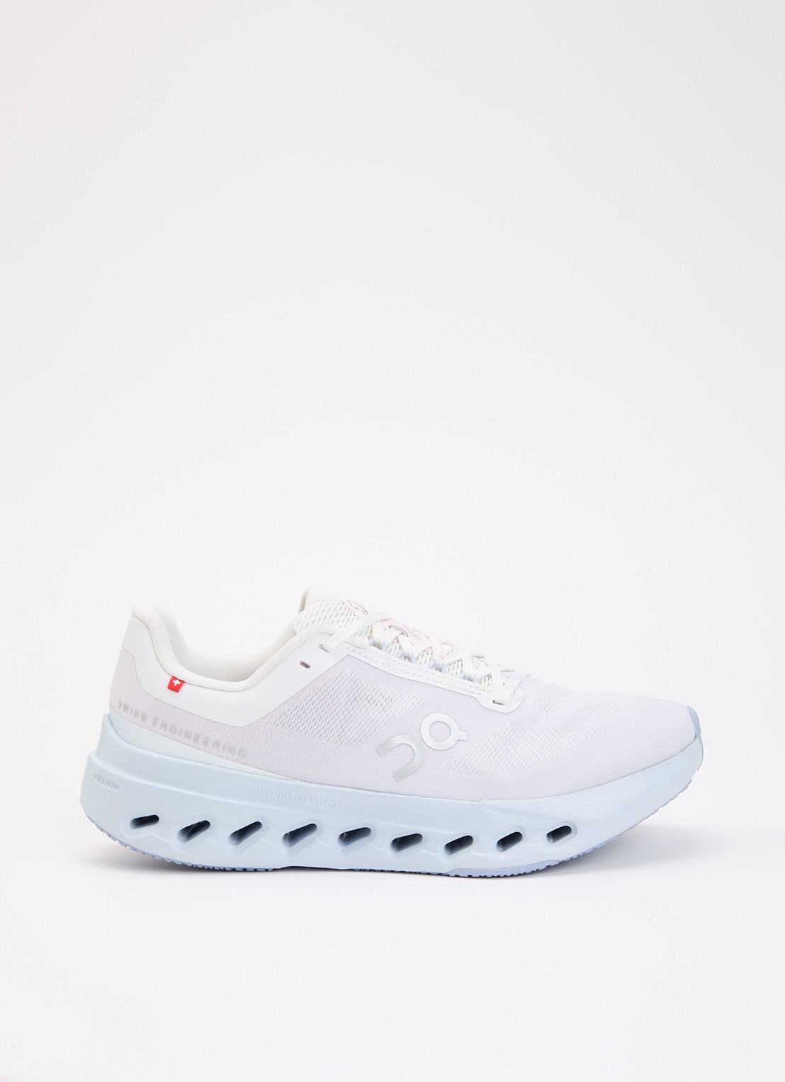 On Cloudsurfer Next sneaker van mesh met logo - voorkant 2 lichtpaars