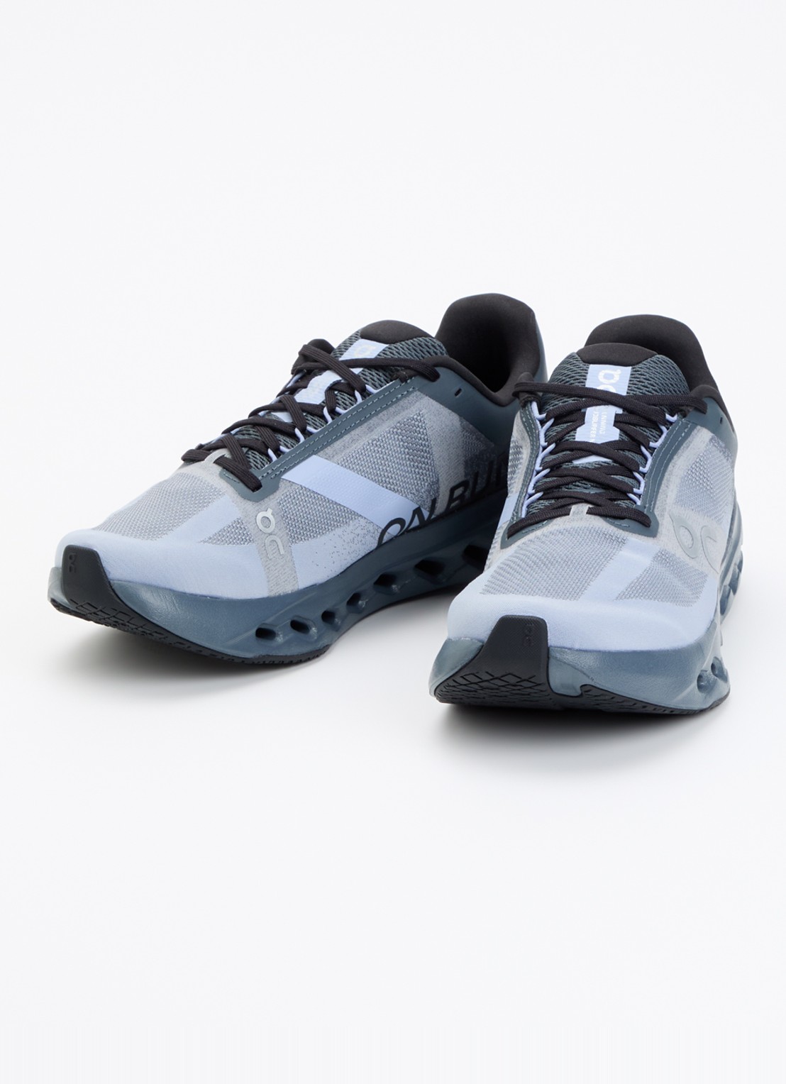 On Cloudsurfer Next sneaker van mesh met logo - detail 3 blauwgrijs