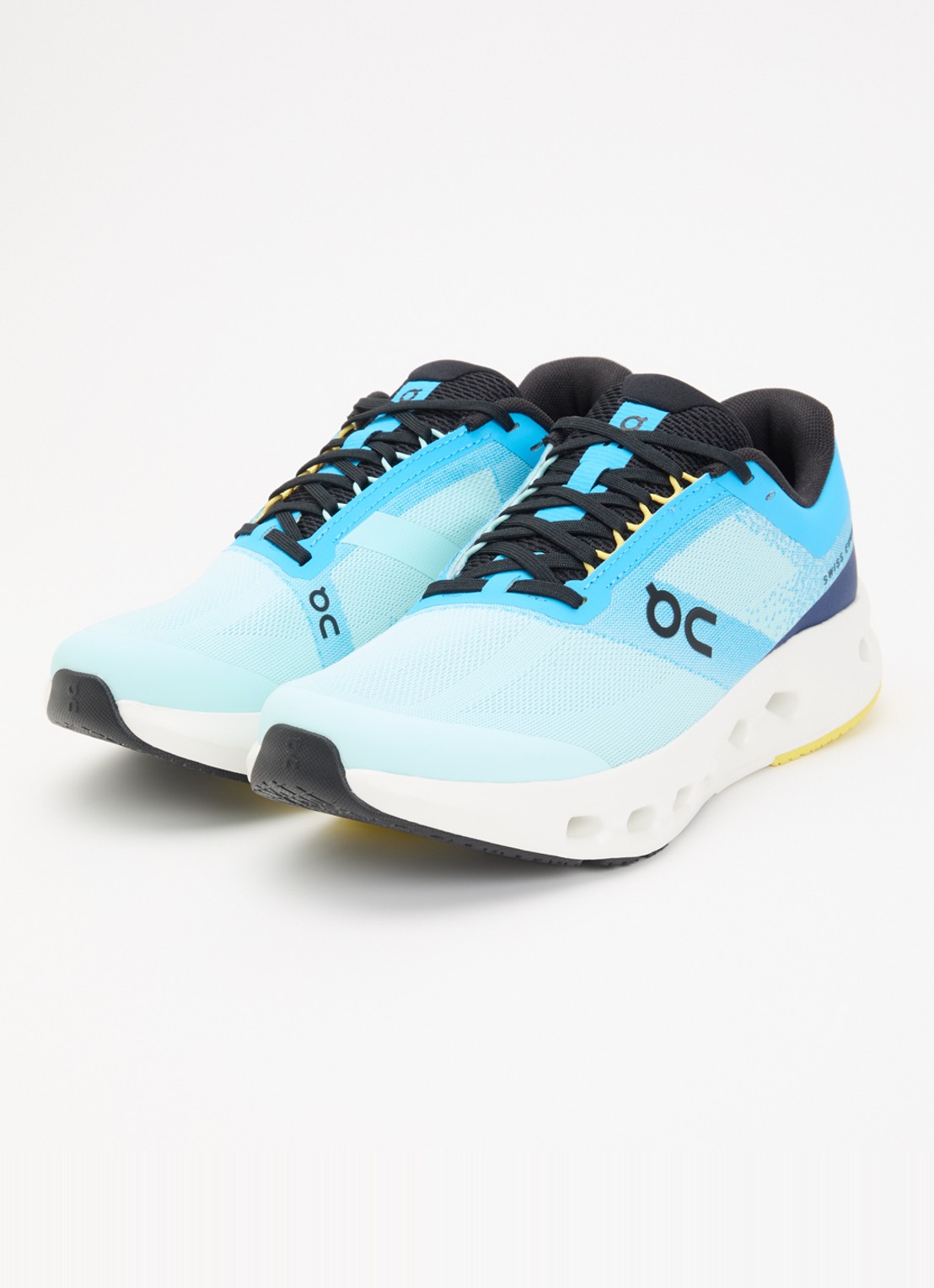 On Cloudsurfer sneaker van mesh - voorkant 2 blauw