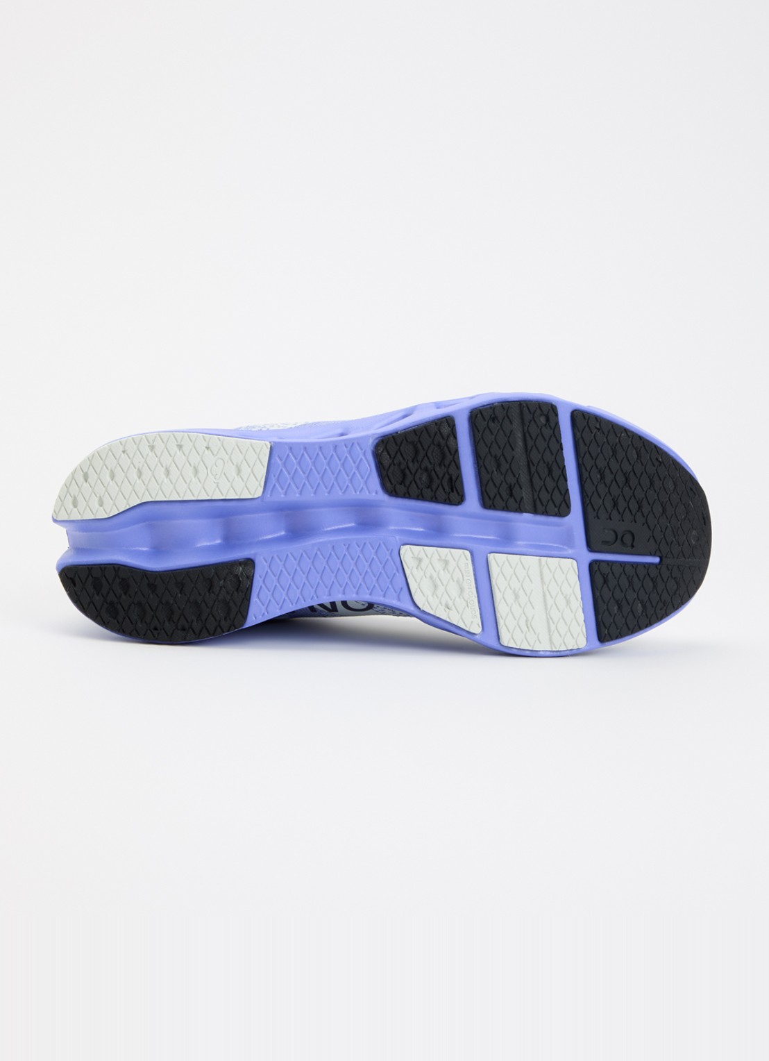 On Cloudsurfer Youth sneaker met gebreid bovenwerk - detail violet