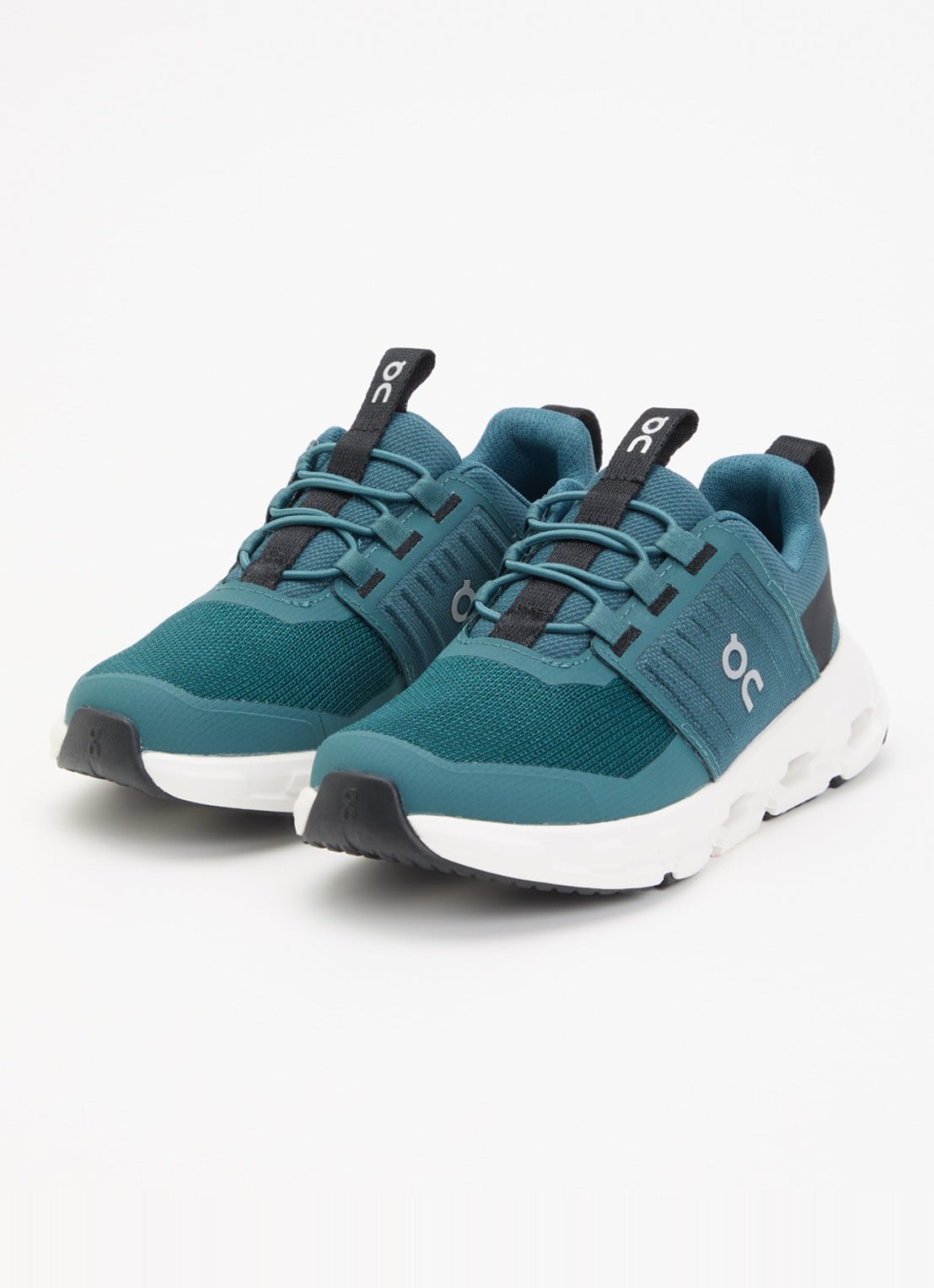 On Cloudswift sneaker van mesh - voorkant 2 groen