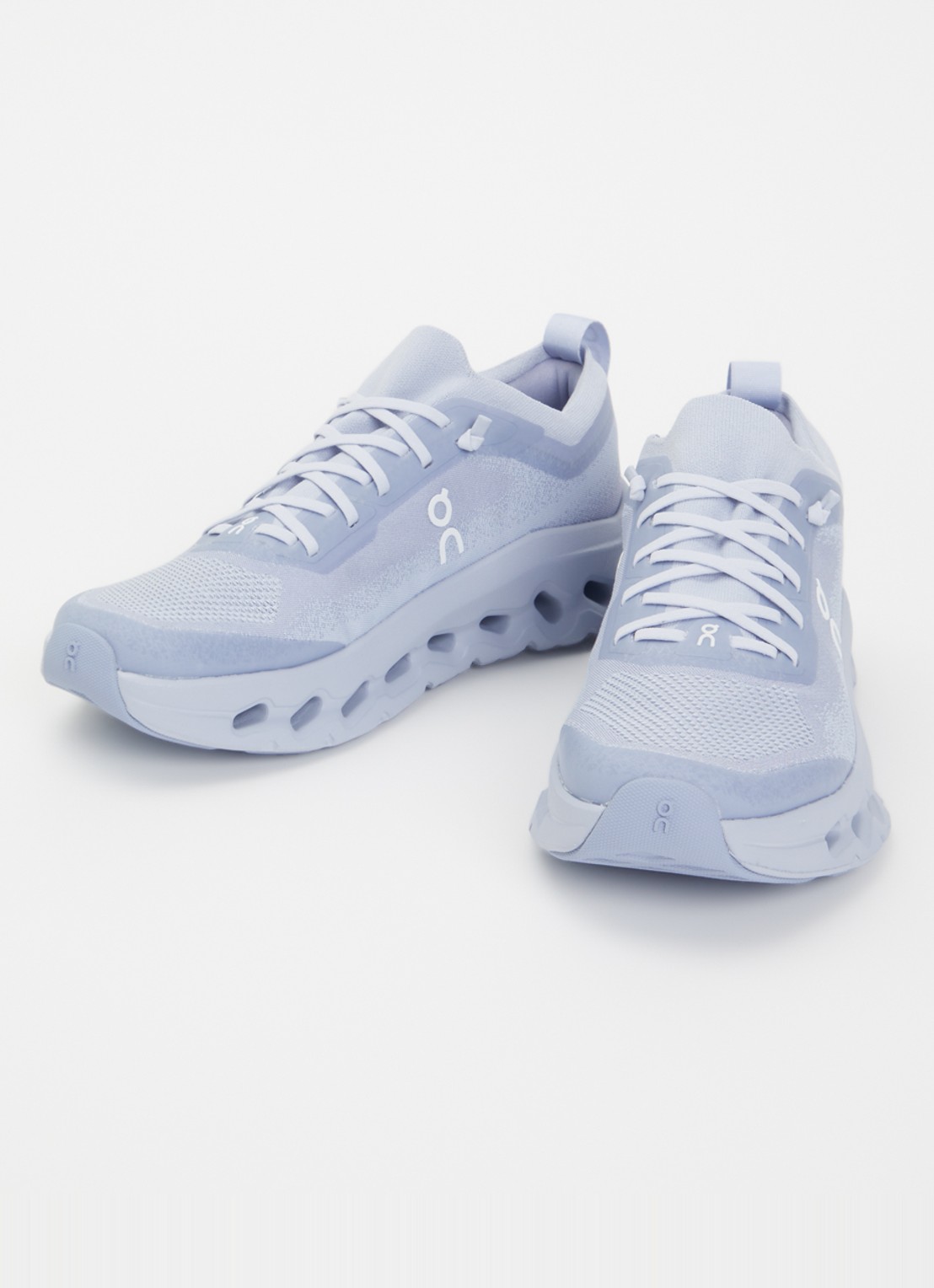 On Cloudtilt Moon sneaker met gebreid bovenwerk - detail 2 lavendel