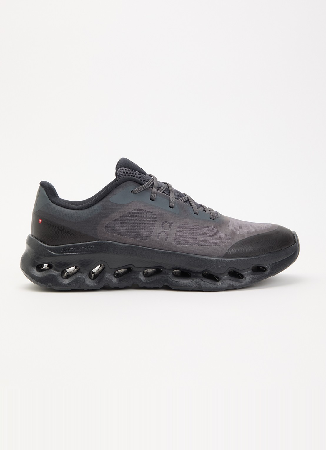 On Cloudtilt Remix sneaker van mesh met logo - voorkant 2 zwart