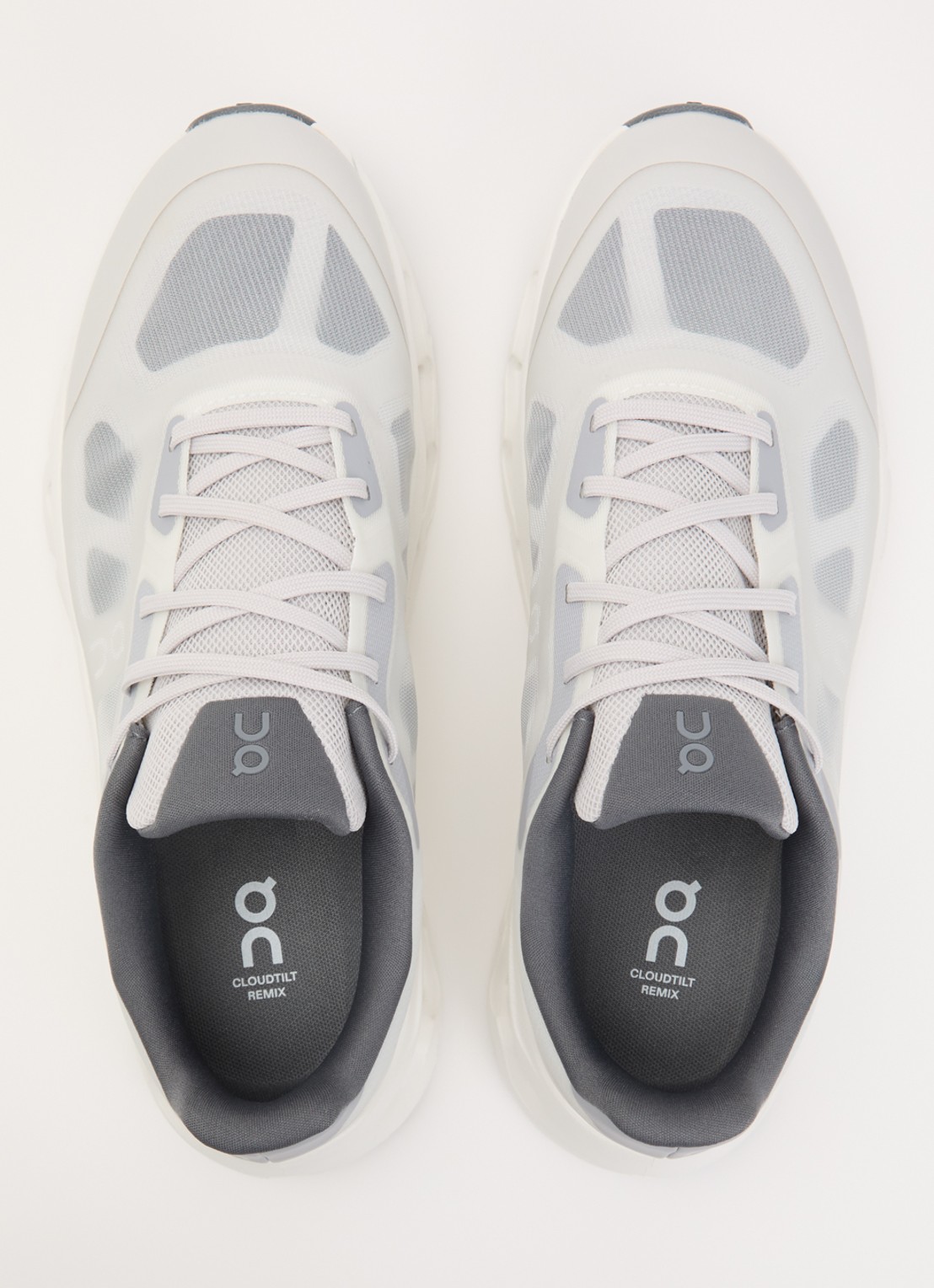On Cloudtilt Remix sneaker van mesh met logo - detail 2 lichtgrijs