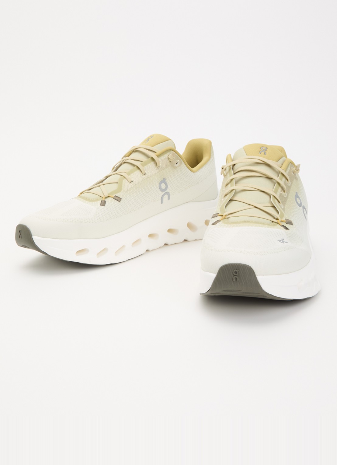 On Cloudtilt sneaker met gebreid bovenwerk en logo - detail 3 lichtgroen